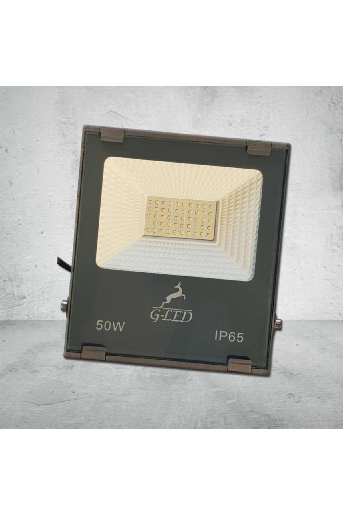 GLED 50 W Led Projektör Ip65 Su Geçirmez Driverli Tam Watt