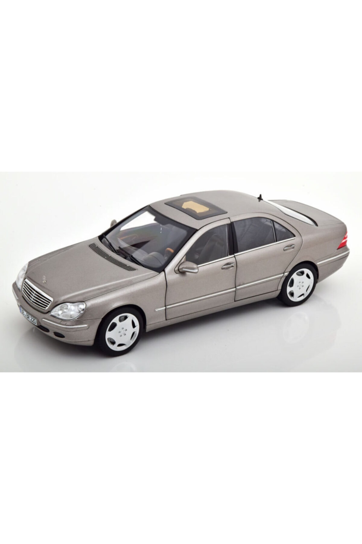 Norev 2000 - 05 Mercedes Benz S 600 (v220) Cubanite Silver 1:18