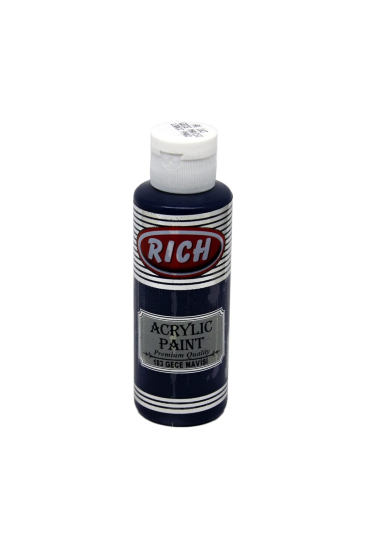 Rich Master Akrilik 120 Cc Gece Mavisi