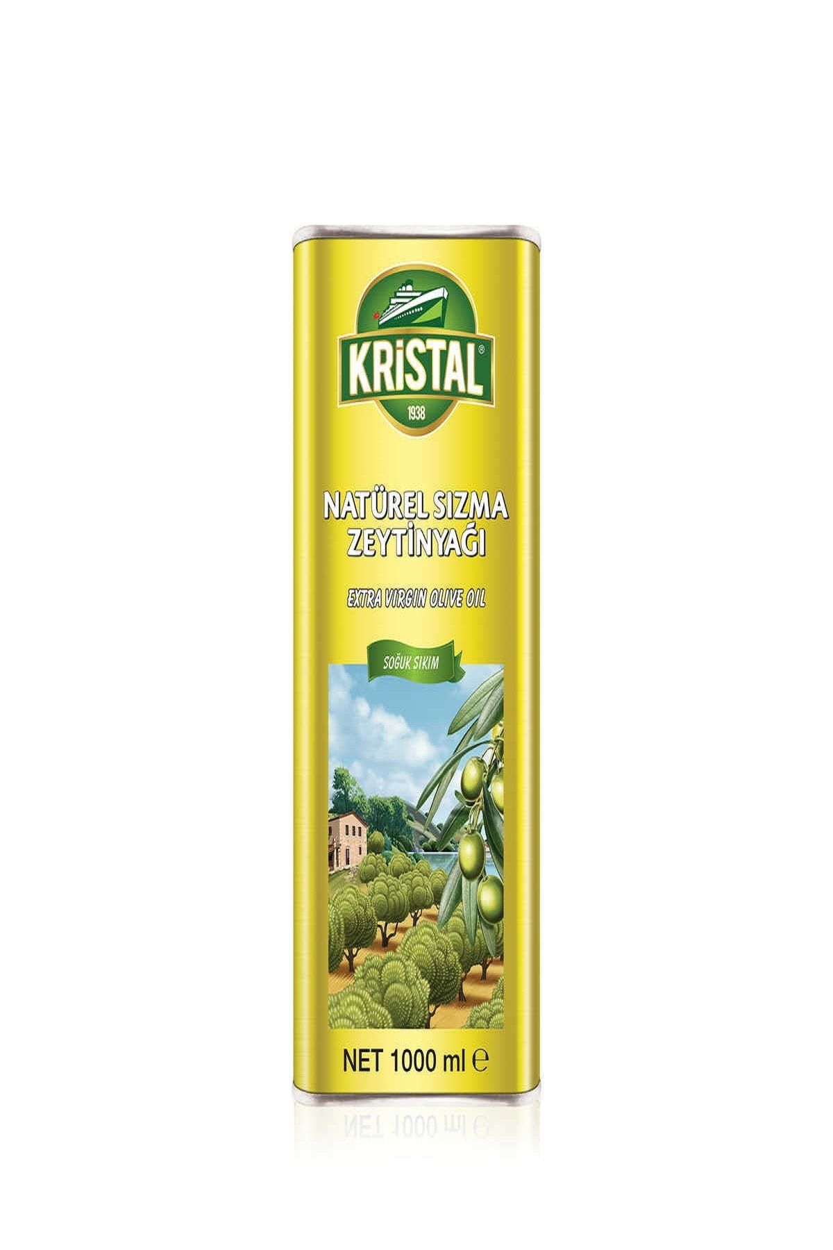 Kristal Yumuşak Sızma Zeytinyağ Teneke 1000 ml
