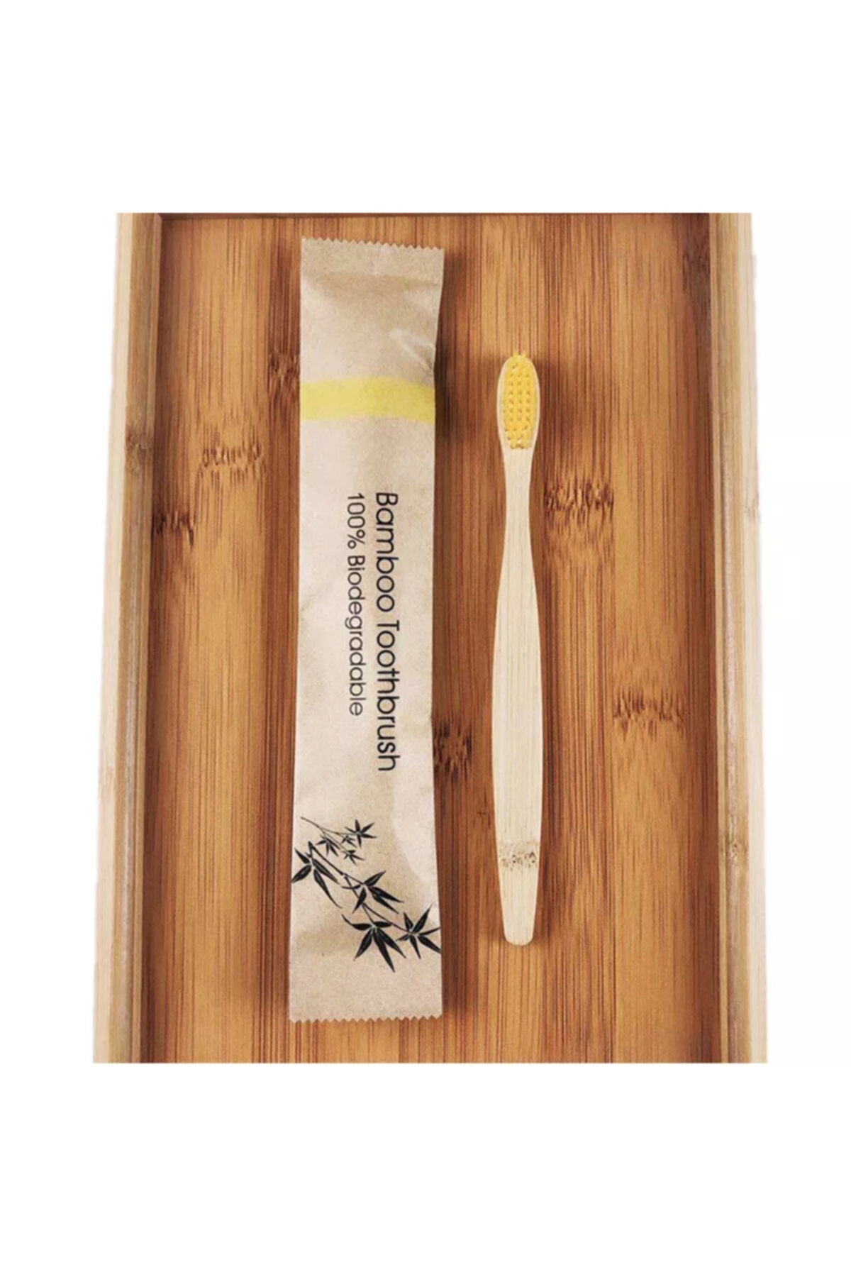 Bambo Nature Bambu Diş Fırçası - Sarı