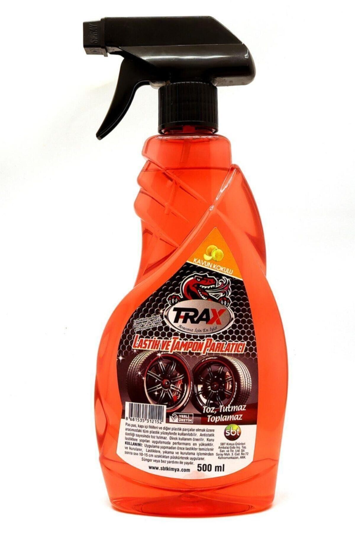 TRAX - Süper Kalite Araba Oto Lastik Parlatıcı Ve Tampon Cilası 500ml