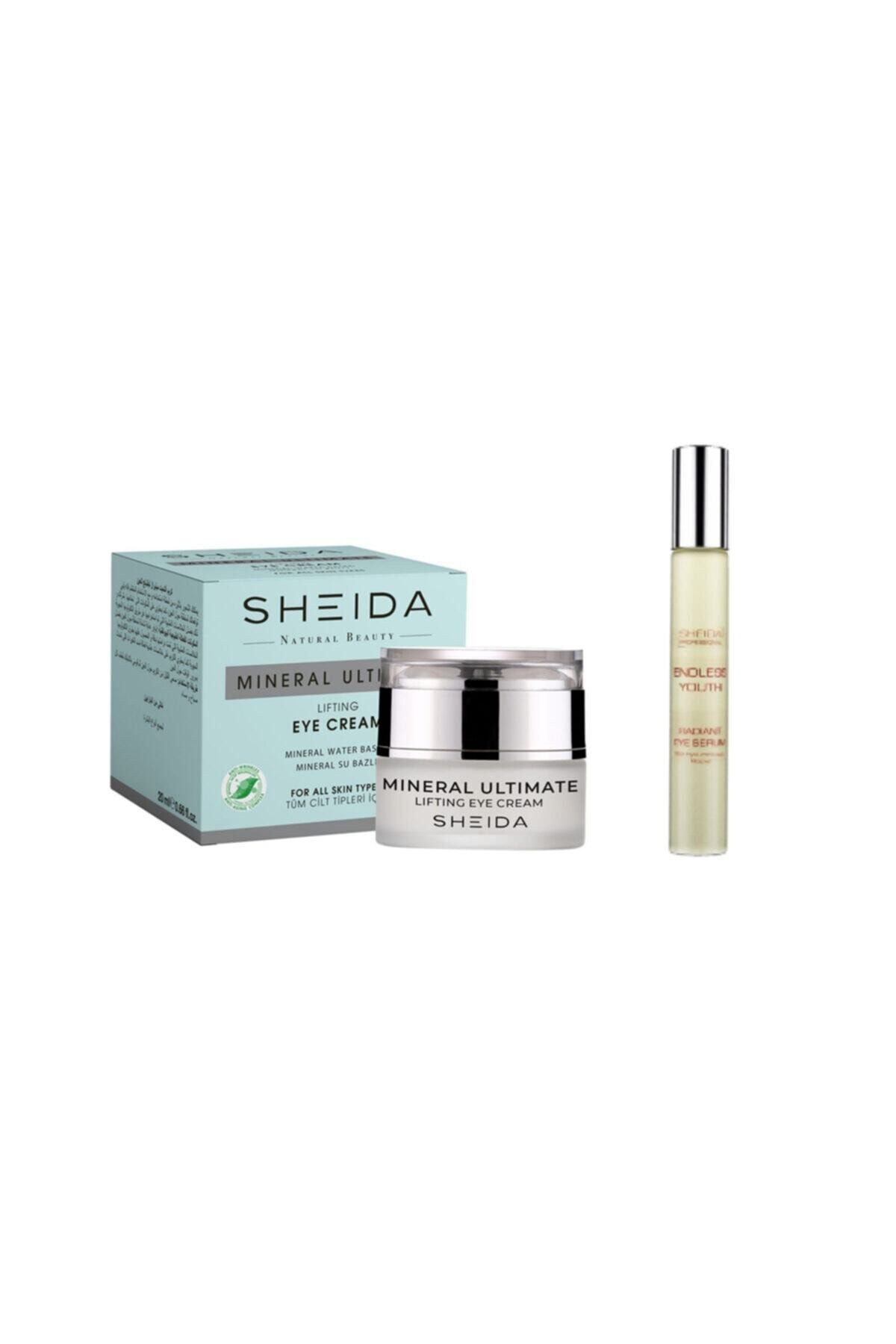 Sheida Mineral Lifting Eye Cream&endless Youth Eye Serum 15 Ml 2'li Set