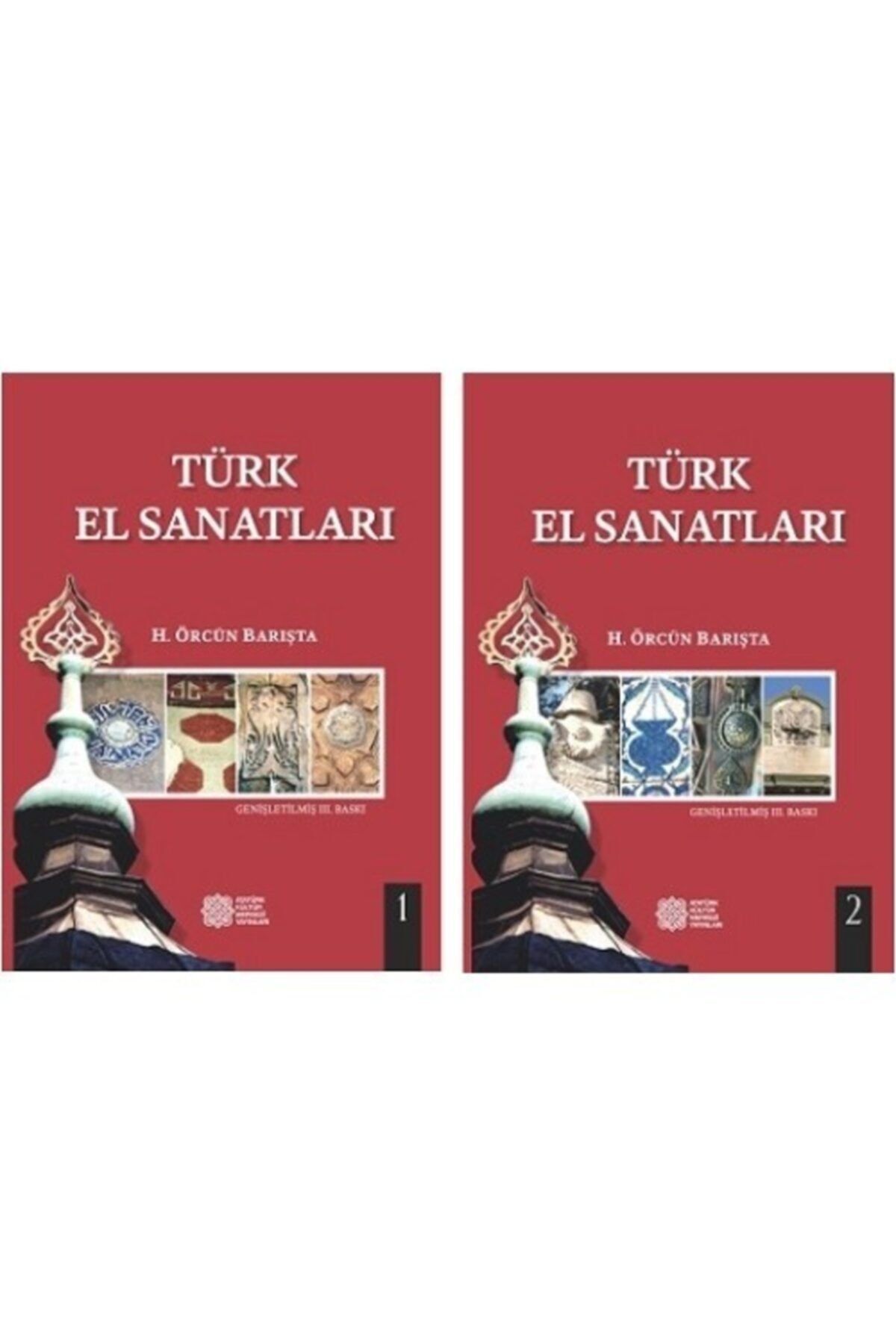 Atatürk Kültür Merkezi Yayınları Türk El Sanatları / 2 Kitap Takım - Genişletilmiş Ciltli Özel Baskı / Örcün Barışta