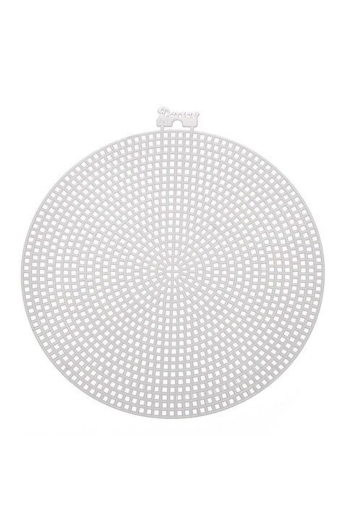 Mir Plastik Yuvarlak Çanta Kanvas Büyük Boy (28 Cm)