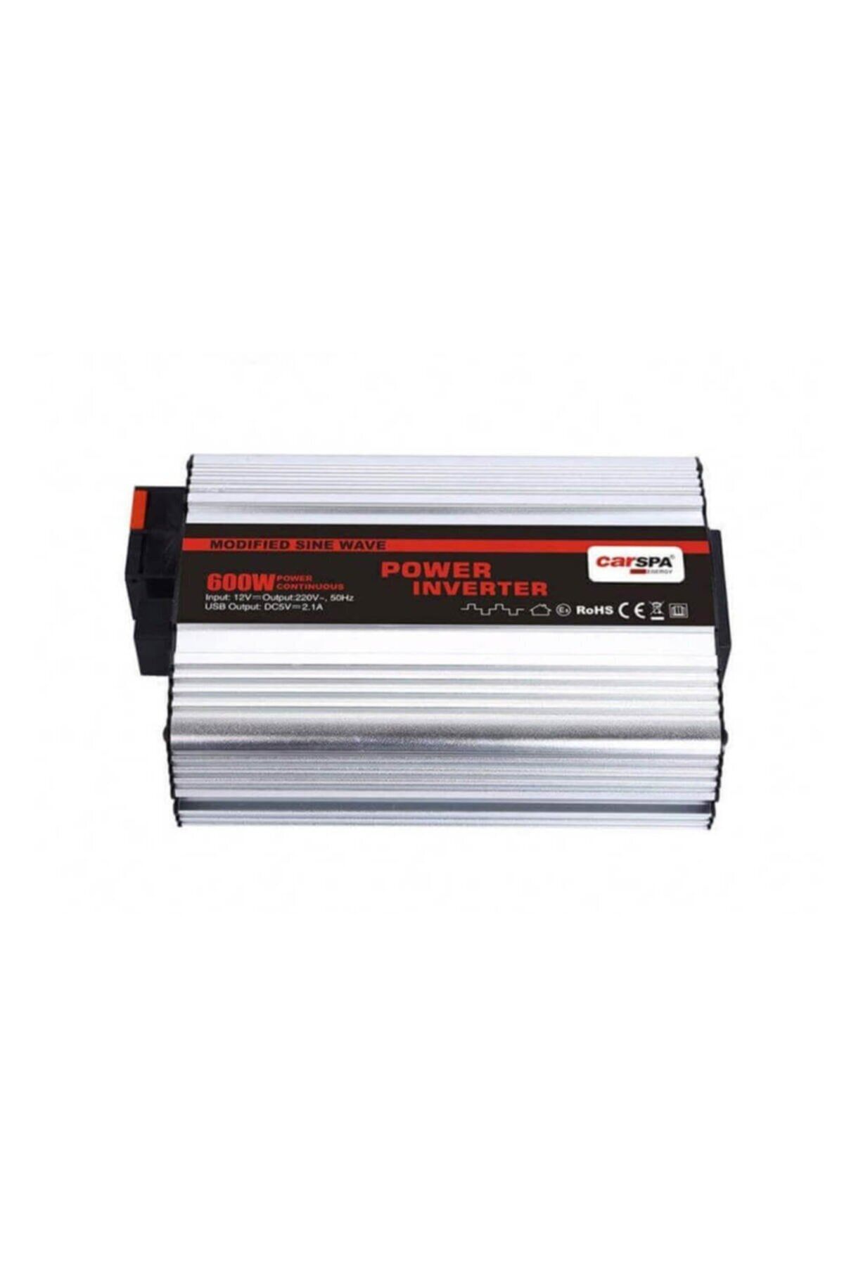 Carspa 600 Watt W Modifiye Sinus Invertör 12 V Inverter Çevirici