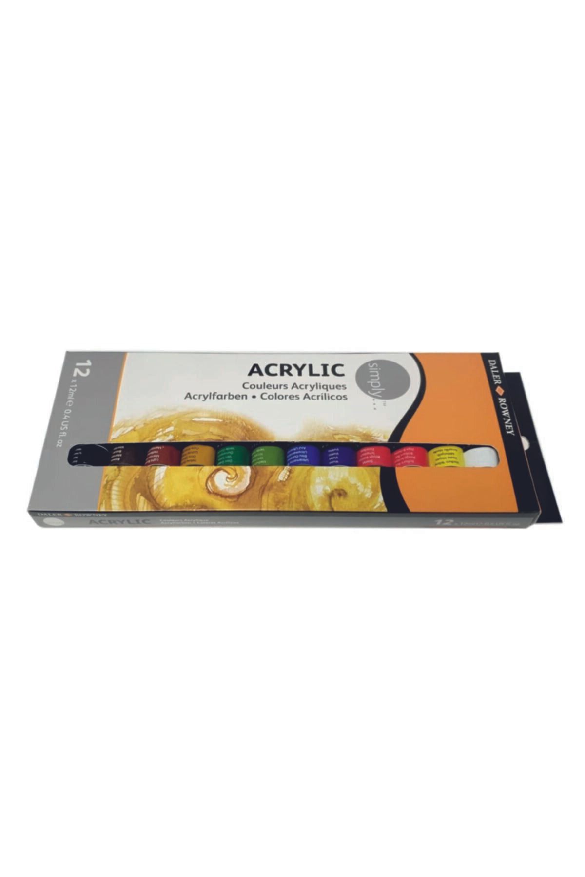 Daler Rowney Simply Akrilik Boya 12ml 12 Set