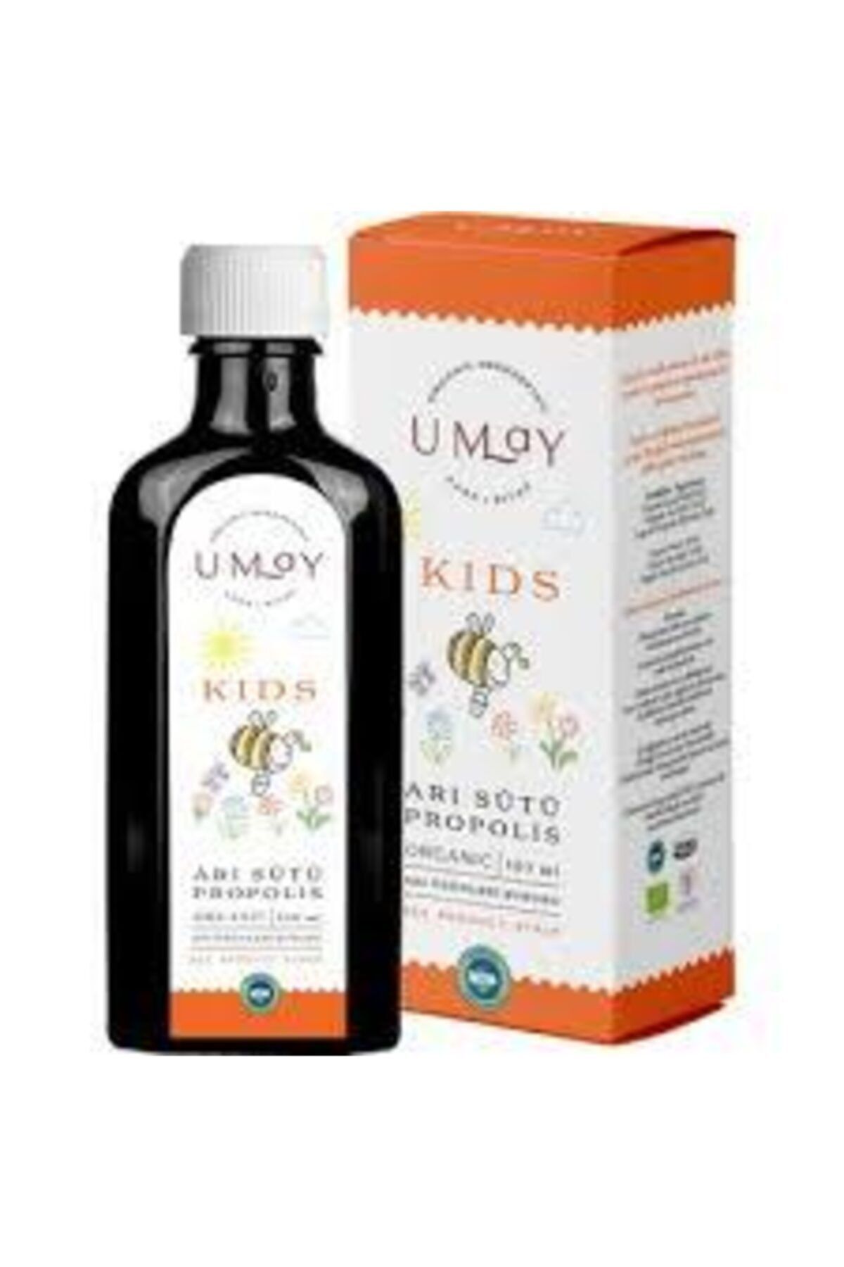 Umay Herbal Kids Organik Arısütü Propolis Şurup 100 ml ve Organik Polen 200 gr
