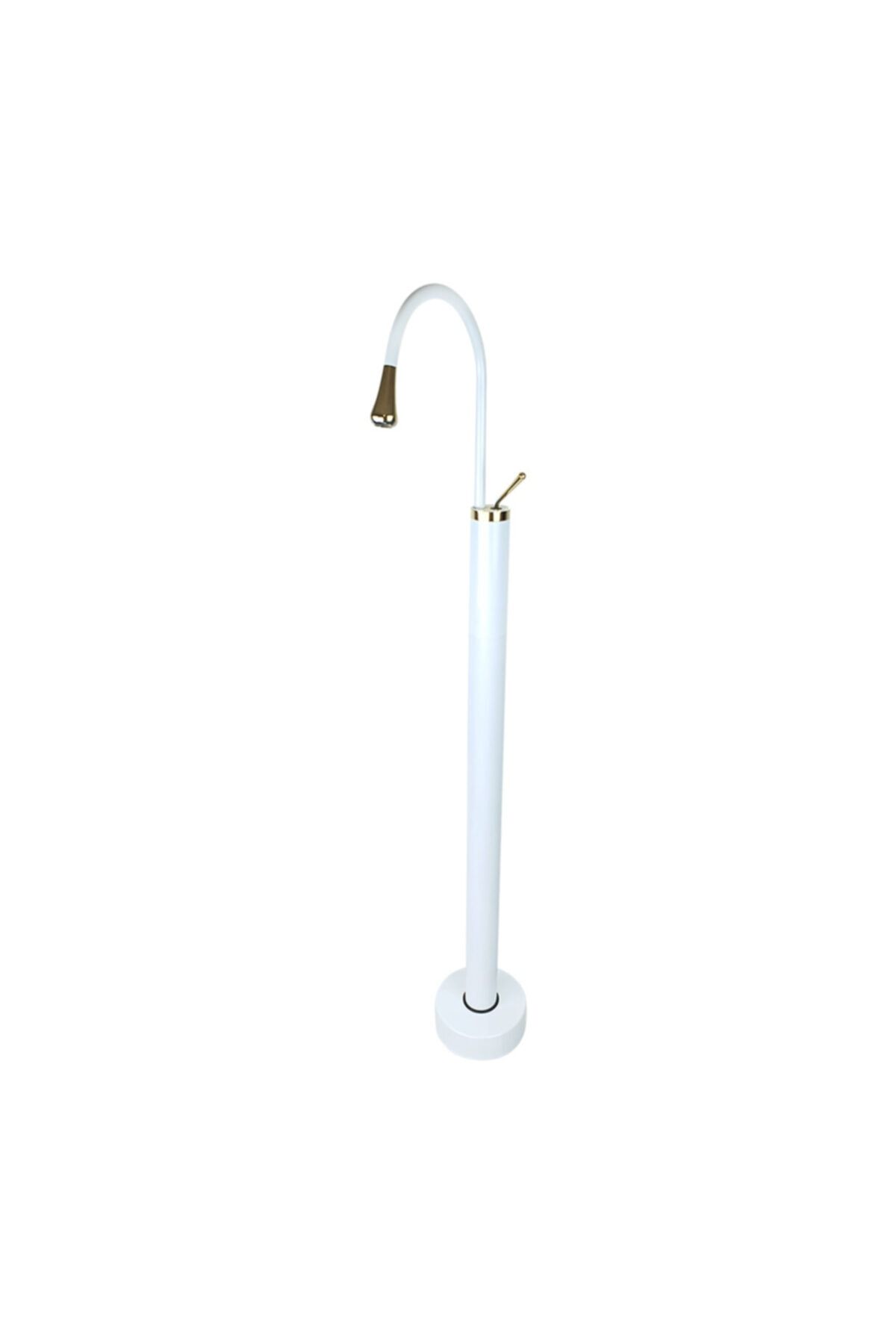 Pure Concept Minimal Siyah Altın Yerden Lavabo Bataryası