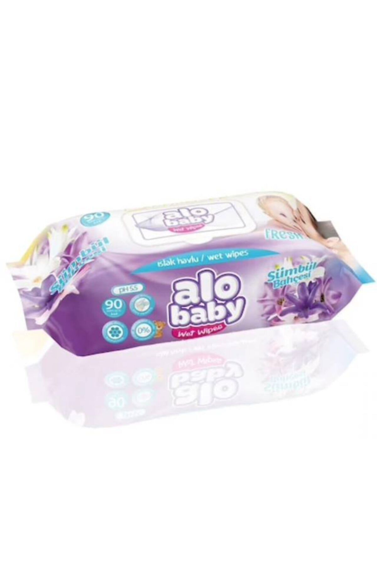 Alobaby Alo Baby Sümbül Islak Havlu 90 Adet