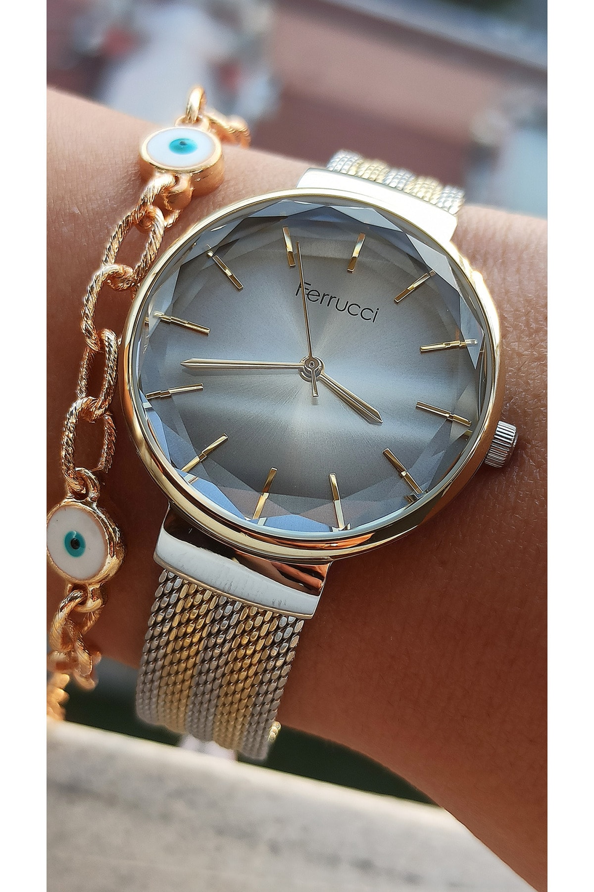 Ferrucci Tasarım Kadın Kol Saati Bileklik