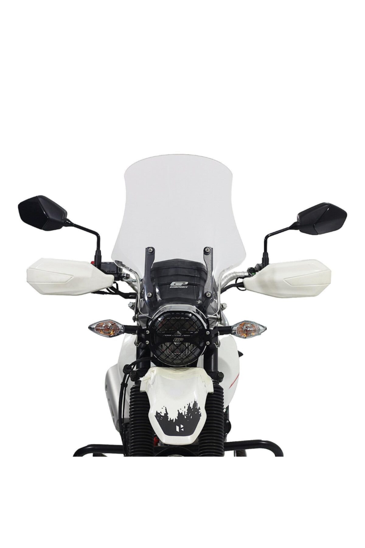 GP KOMPOZİT Hero X-pulse 200 2020 Uyumlu Tur Camı Şeffaf 49 Cm