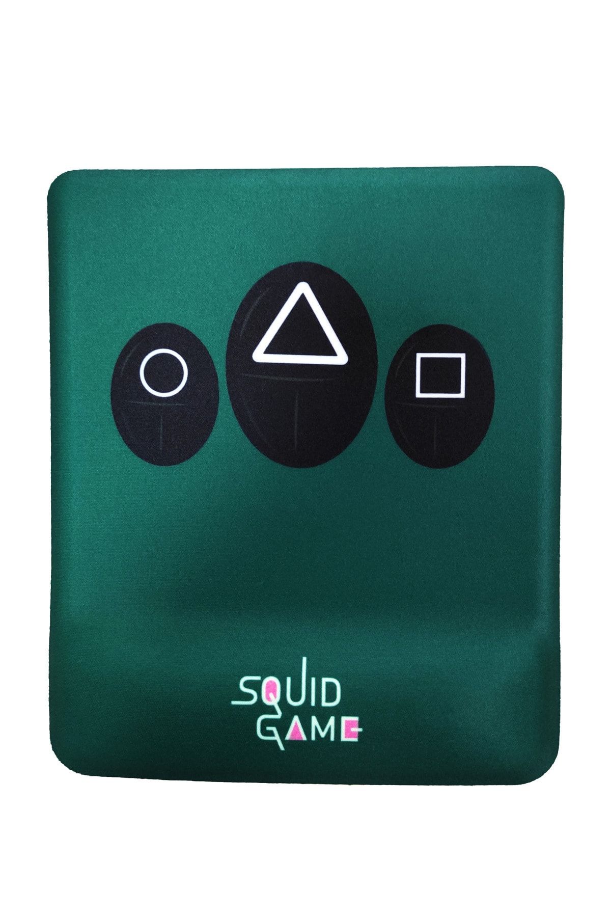 VİZYON Squid Game Yeşil Desenli Bilek Destekli Dikdörtgen Mousepad