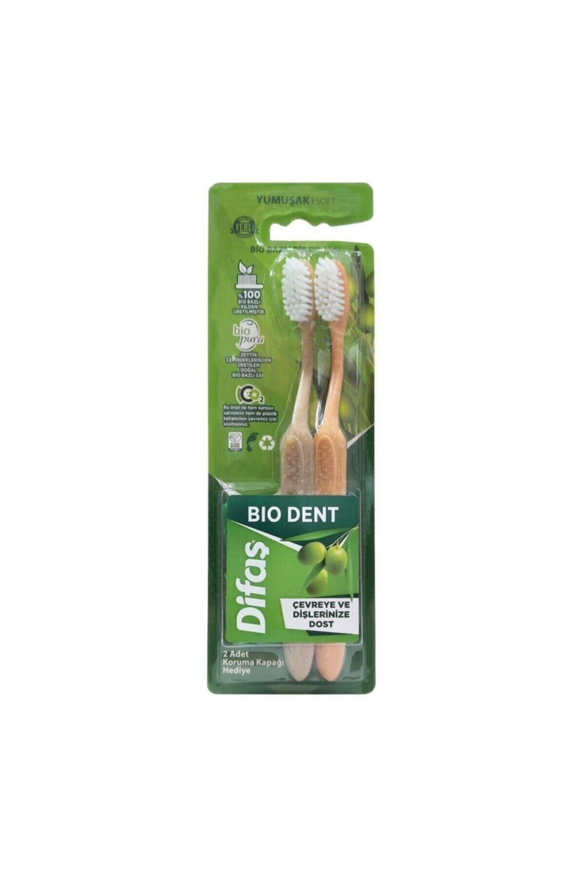 Difaş Bio Dent Bio Bazlı 2'li Diş Fırçası Yumuşak