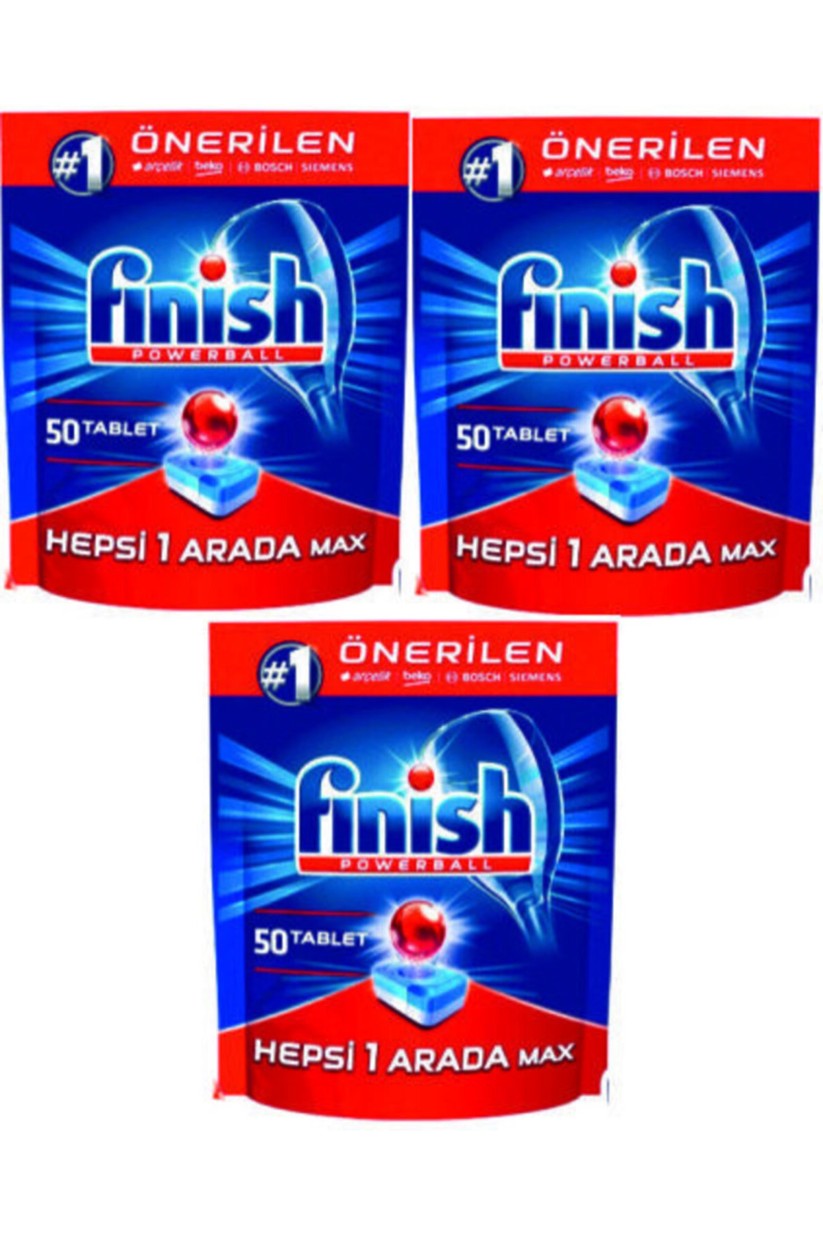 Finish Ko Hepsi 1 Arada 50x3 100 Tablet Bulaşık Makinesi Tableti