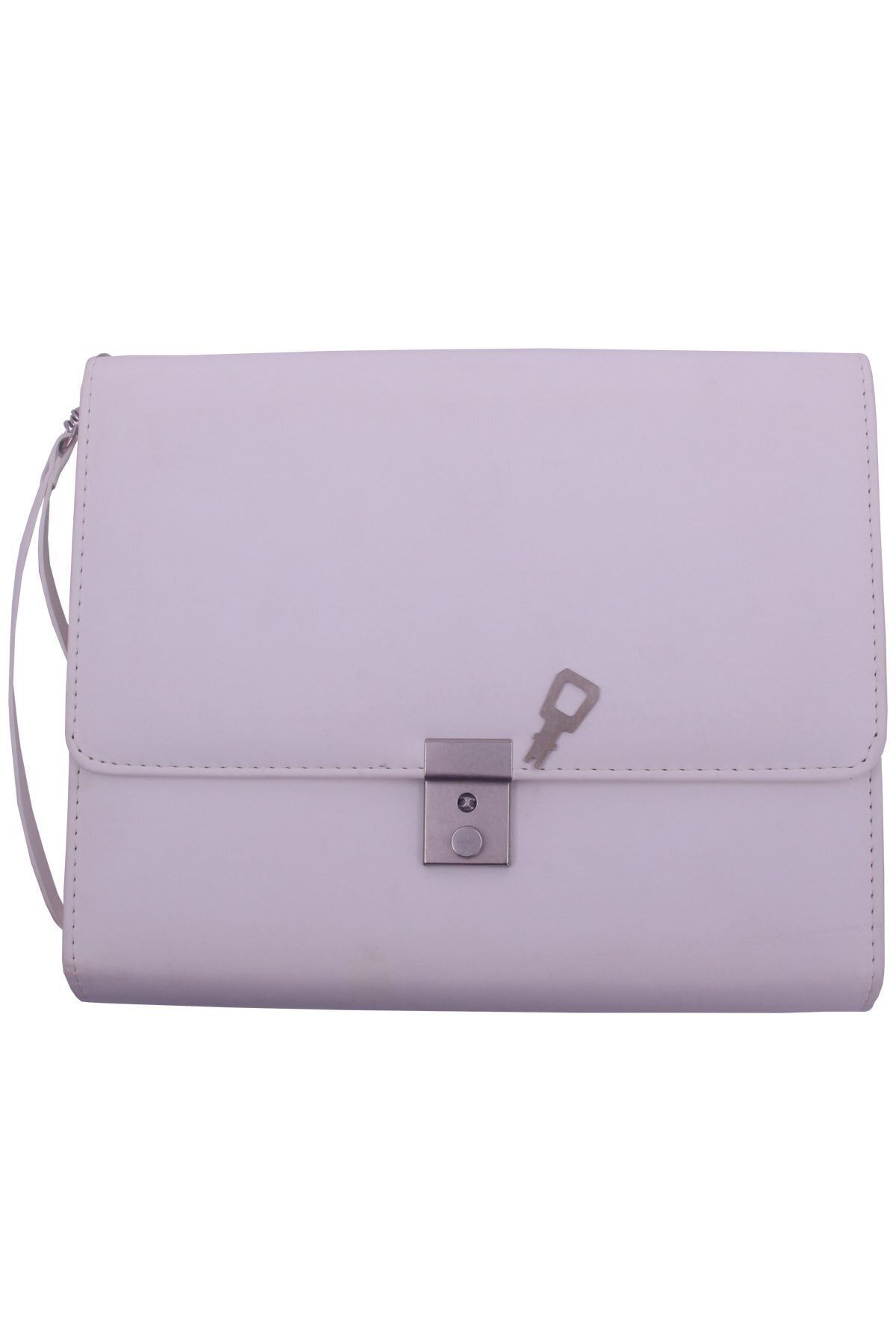 Sağlam Ajanda Sedir Organizer Mekanizmalı Kilitli Vıp 17x24 Beyaz Defter