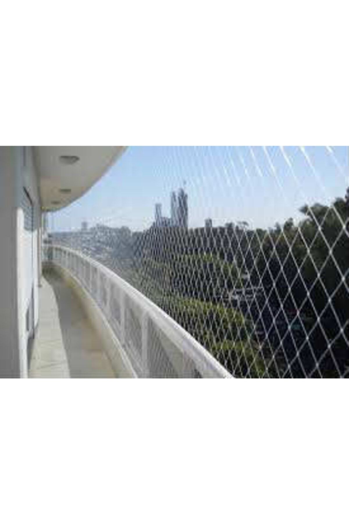 ÜNALLARTARIM 2,50 X 19 Metre Kuş Filesi Balkon Kuş Filesi File Balkon Koruma Filesi Balkon Ağı Balkon Filesi