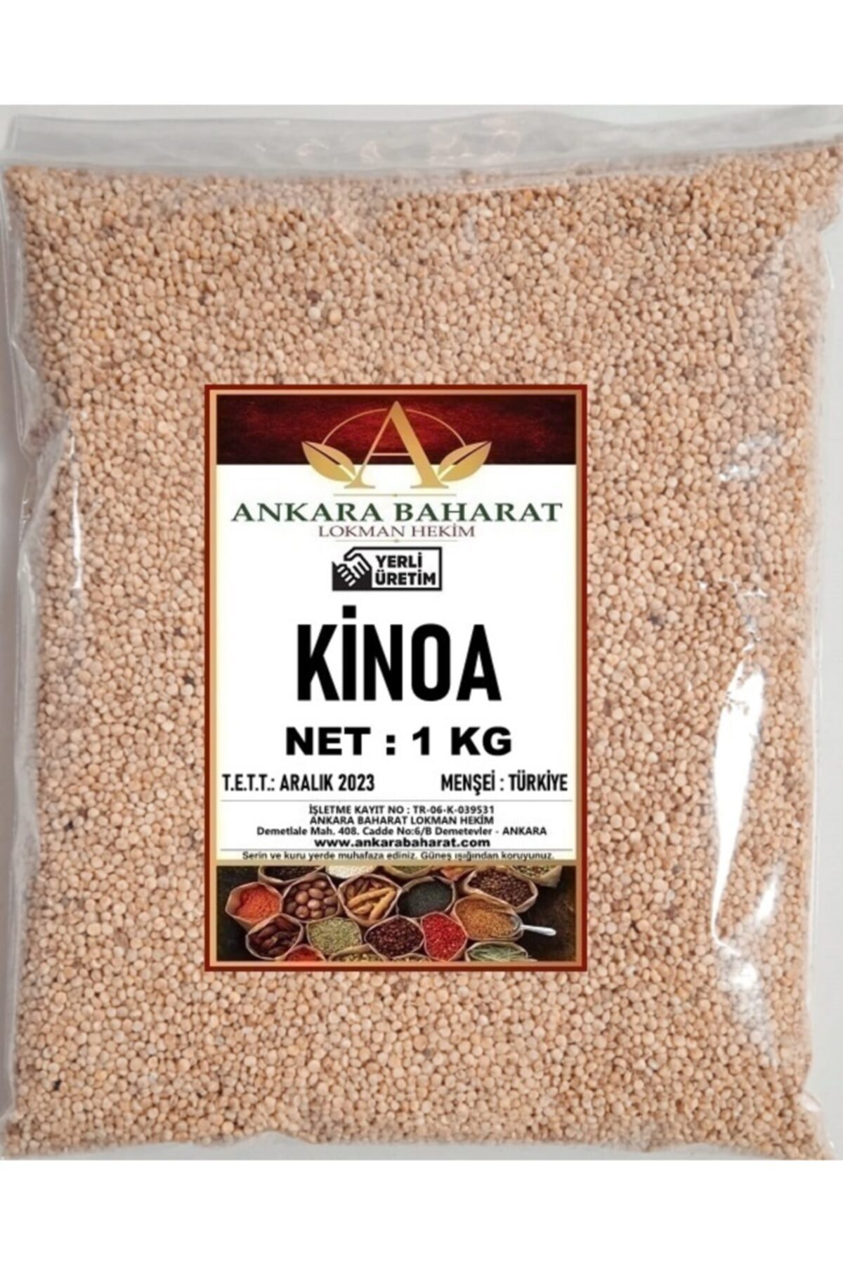 ankara baharat lokman hekim Kinoa Tane Beyaz - 1 Kg