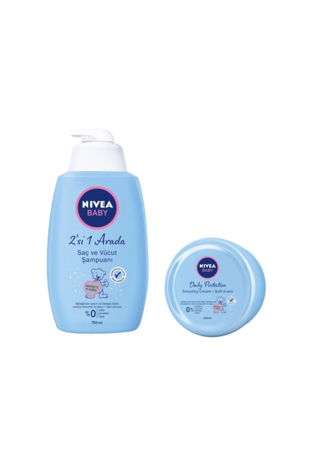 Nivea Baby Saç Ve Vücut Şampuanı 750 Ml +