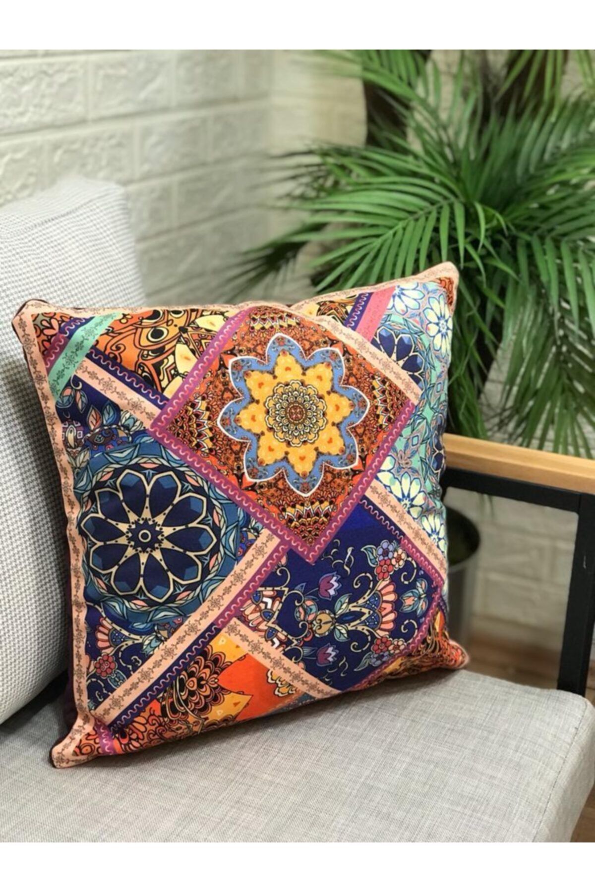 EVORHOME Retro Vintage Kırlent Kılıfı Modelleri 43x43cm