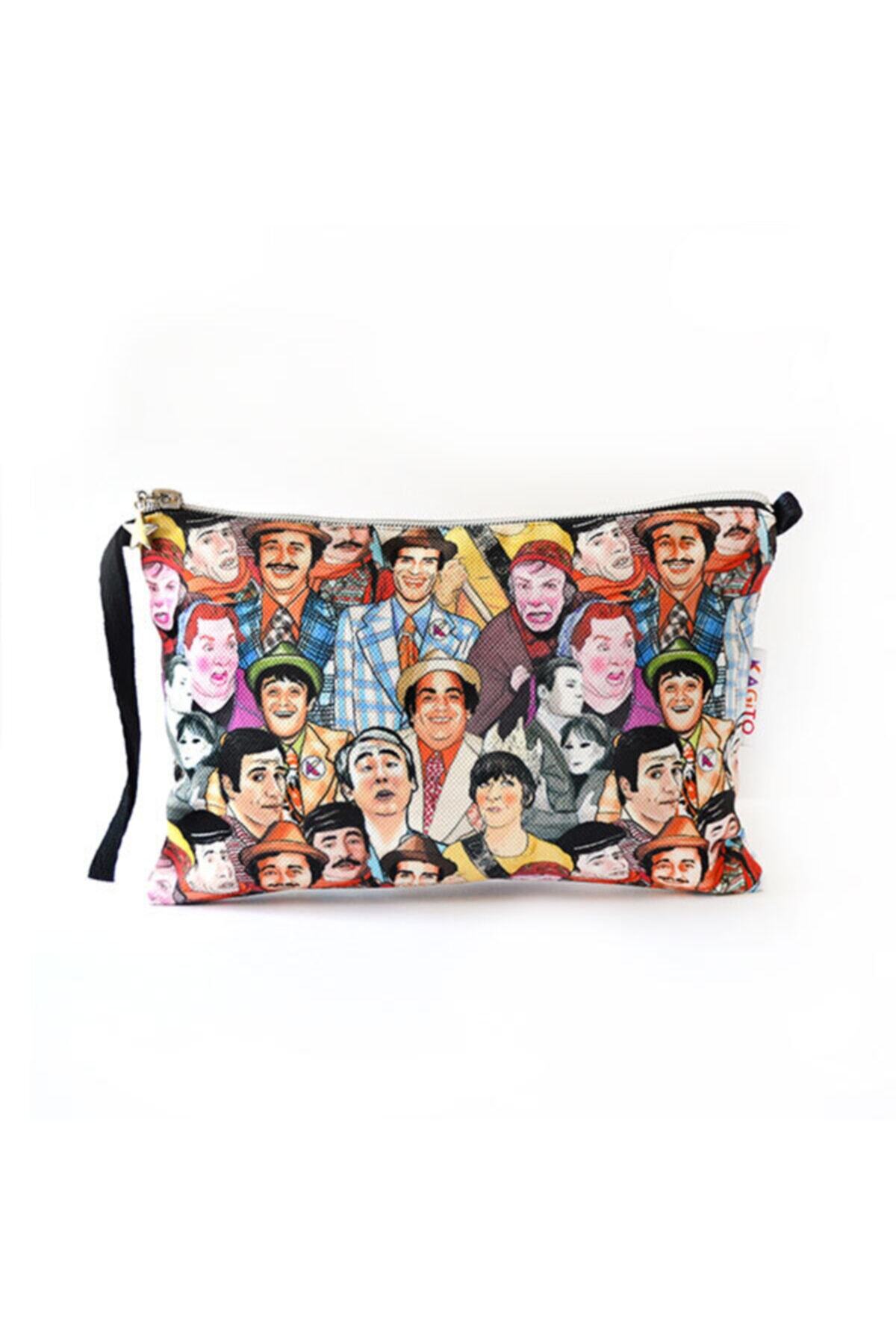 kagito Yeşilçam All Star Clutch Çanta-kalemlik - 25×16cm