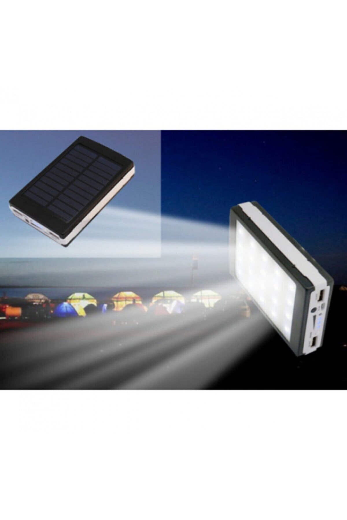 Protonust Solar Güneş Enerjili Powerbank 12000 Mah Şarj Aleti Led Işıklı