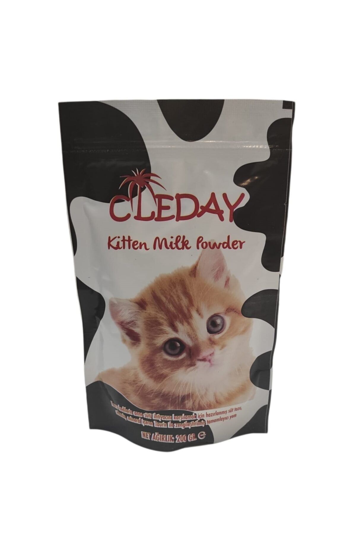 CLEDAY Yavru Kediler Için Süt Tozu Poşet & Kitten Milk Powder 200 Gr
