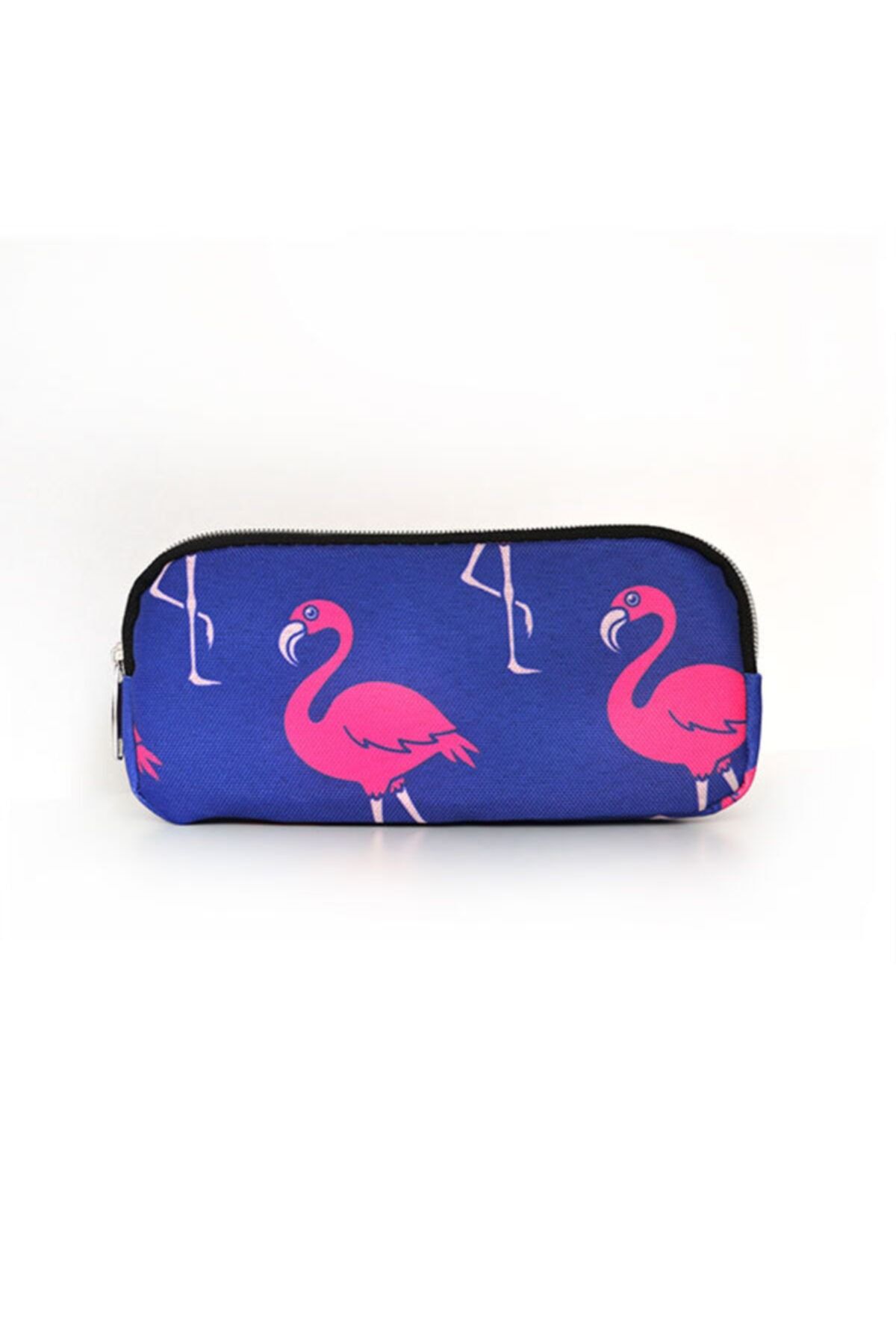 kagito Lacivert Flamingo Desenli Kalemlik