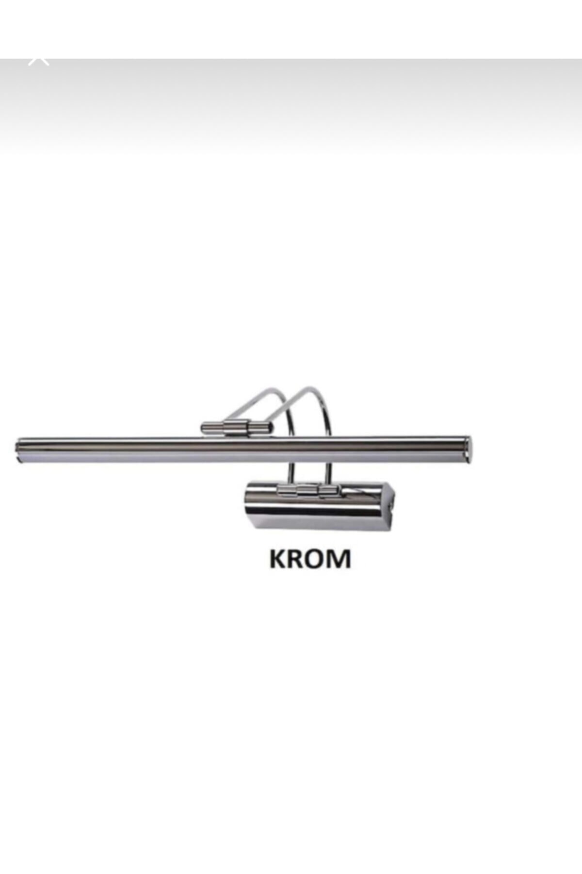 Pratik Elektromarket 35-cm Krom G.ısığı Led Aplik -tablo-ayna Üstü - Flüt Aplik