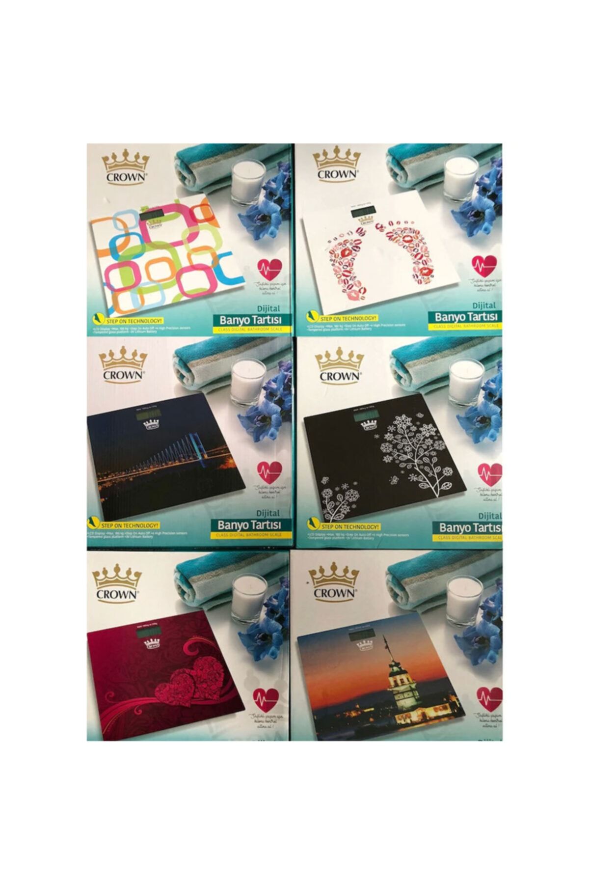 HİLALSHOP Crown Cam Baskül