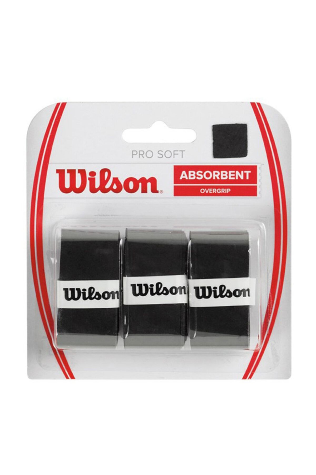 Wilson Unisex Tenis Malzeme & Aksesuarları -  Prosoft 3 lü Raket Gribi - WRZ4040BK
