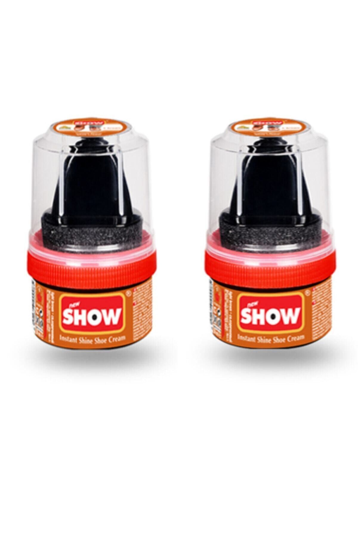 SHOW 2 Adet Krem Ayakkabı Boyası 50 Gr Açık Kahve