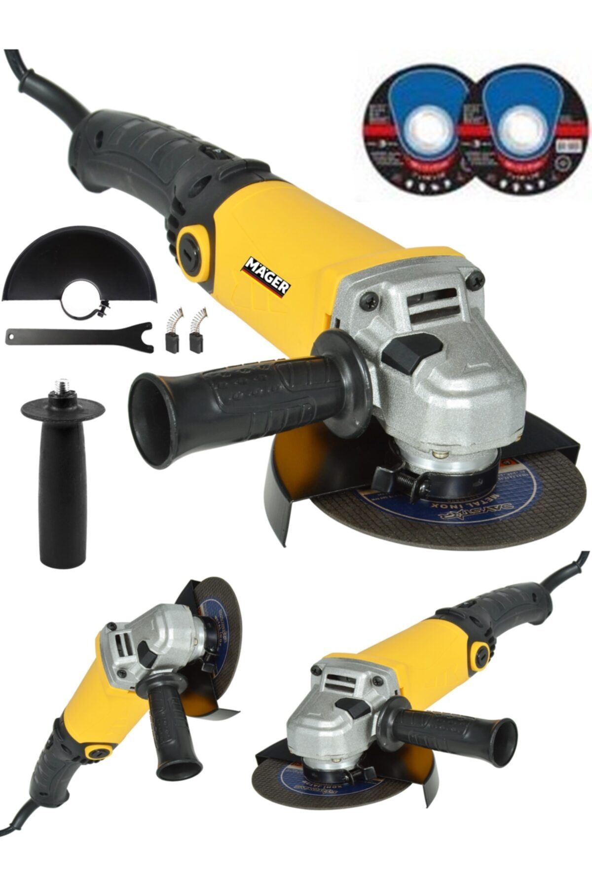 Mager Mgr10125ts 6 Kademe Devir Ayarlı 11000 Rpm Taşlama Makinası Full Servis Güvencesiyle