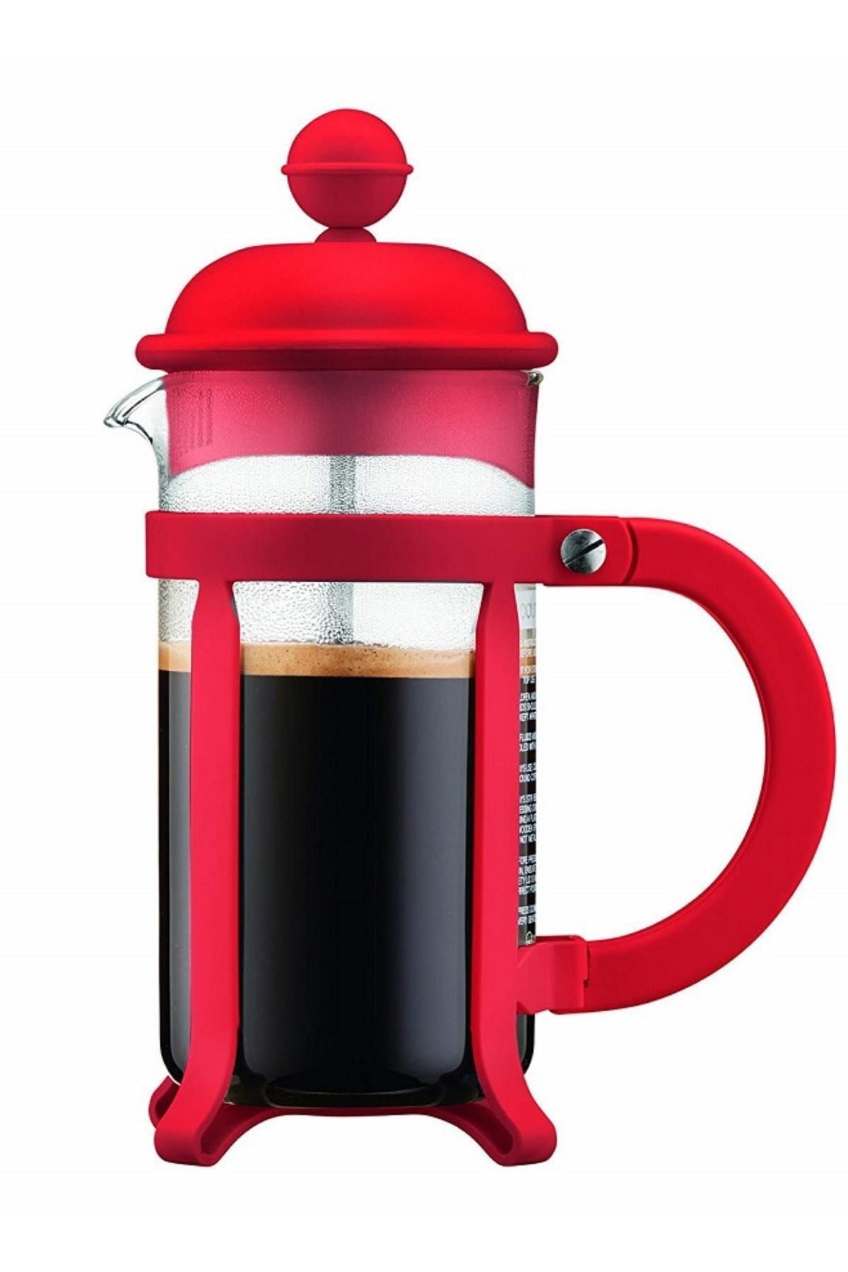 Bodum Bodum Caffetiera French Press Açık Kırmızı 3 Cup 350 Ml - Tek Ebat
