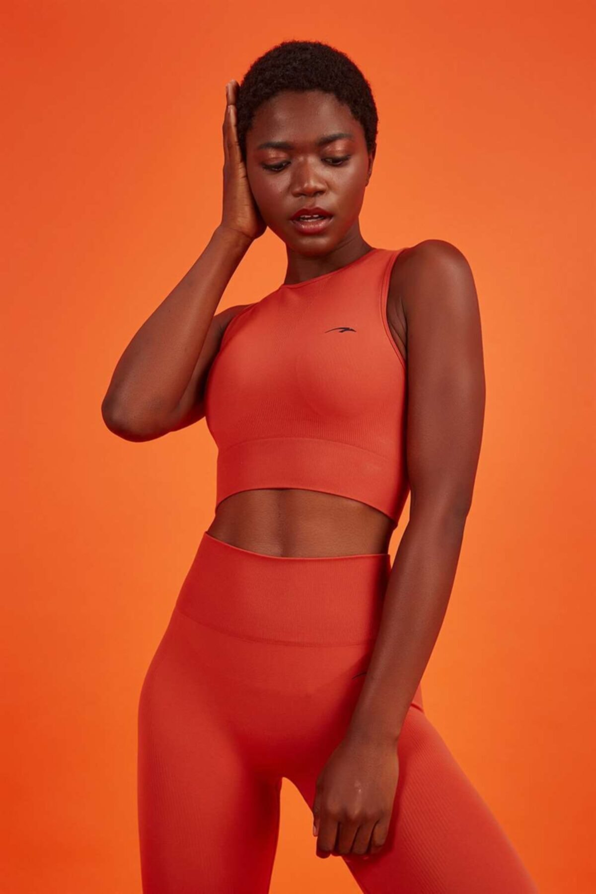 MARATON Kiremit Seamless Dikişsiz Training Bra Sporcu Sütyeni