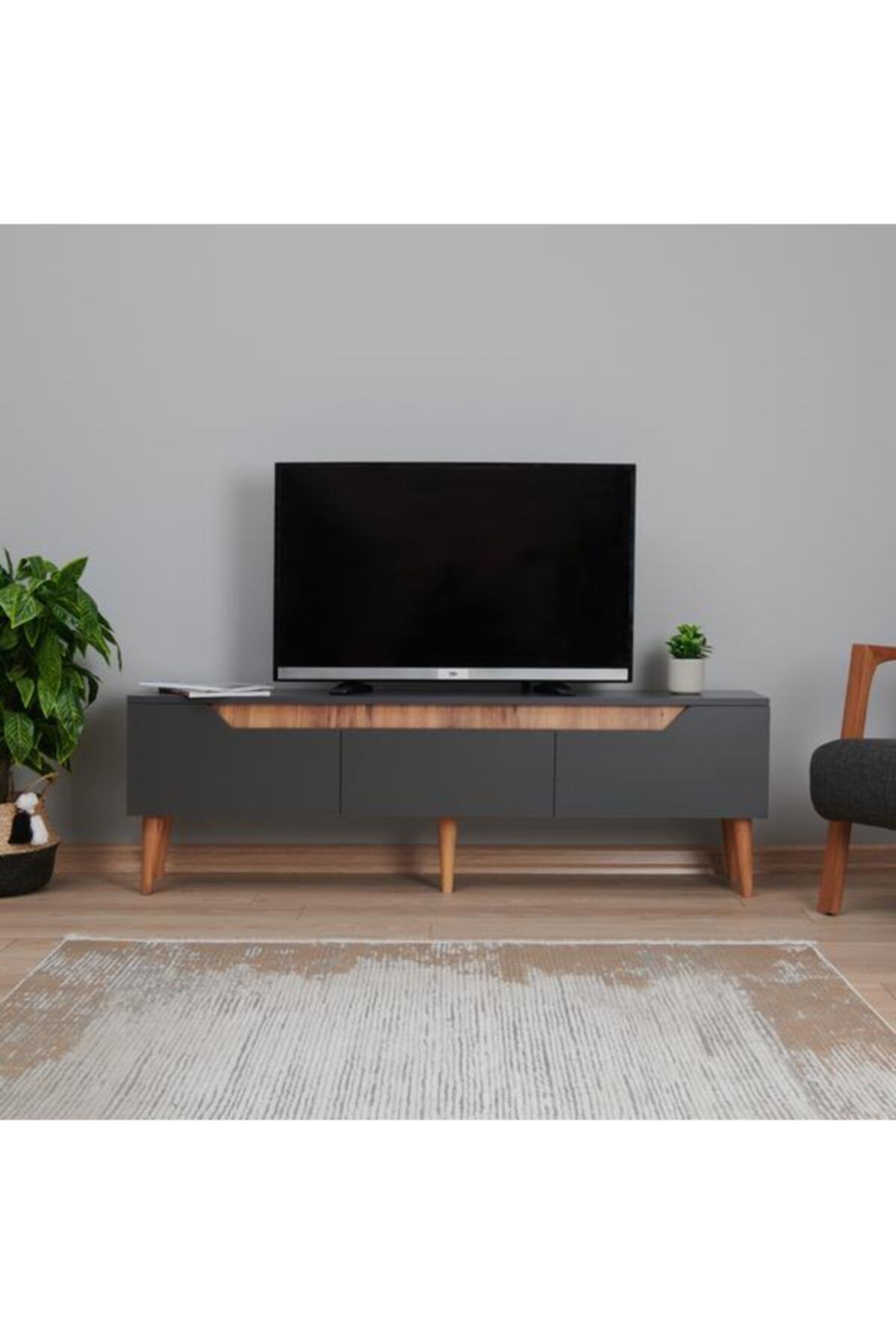 Just Home Carpi Tv Ünitesi Atlantik Çam Antrasit