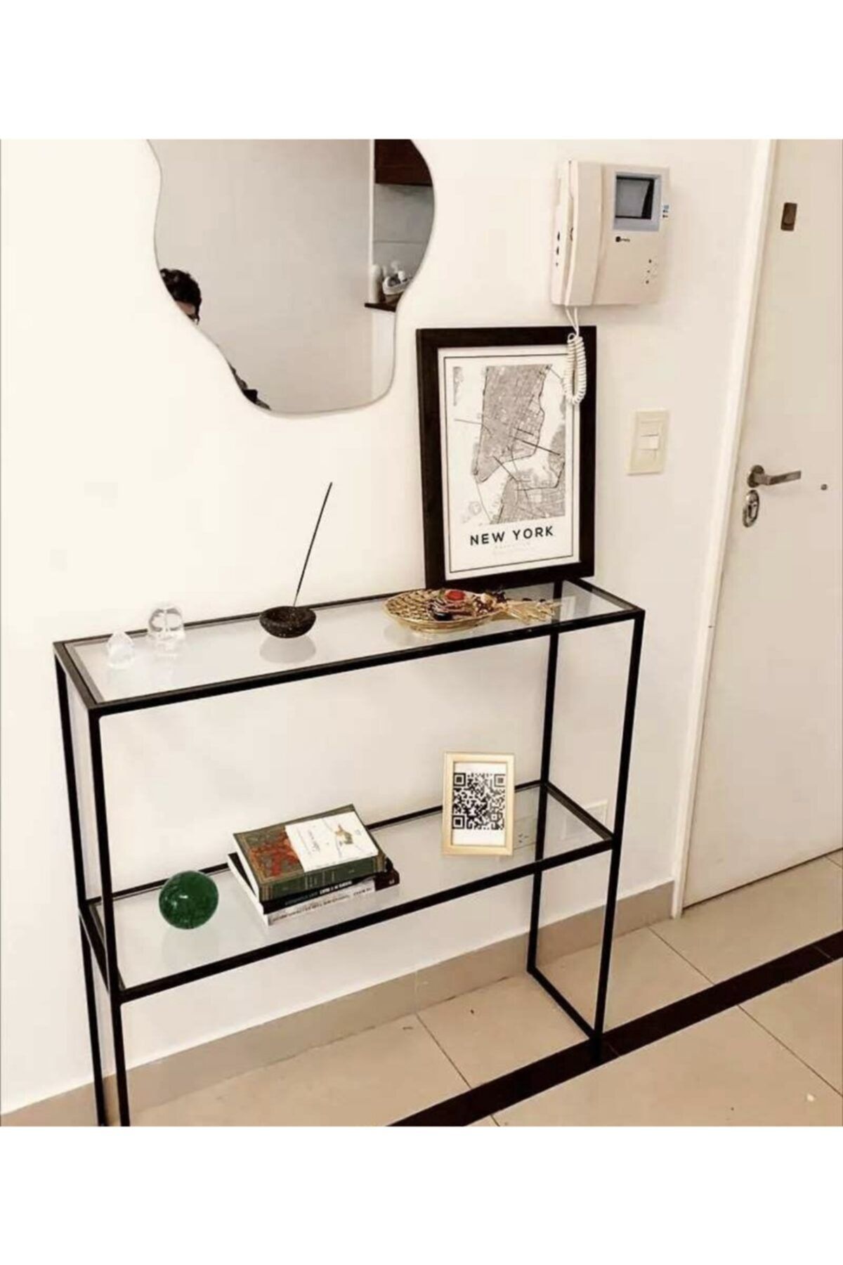 zdesignhome 100x25x100 cm Zdesıgnhome Metal Dresuar