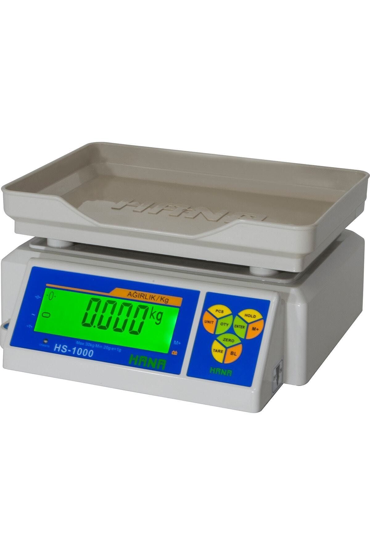 Hana Hs-1000 Lcd 30kg / 1gr Hassas Elektronik Terazi