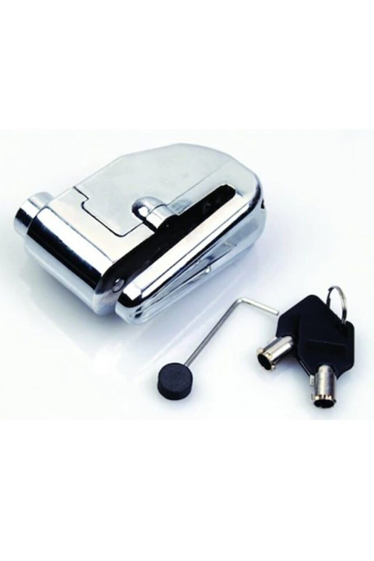 MTS Fr Ferro Motosiklet Alarmlı Disk Kilidi 110db 7mm Pin Lock Çelik Alaşımlı Uyarı Ikazlı Alarmlı