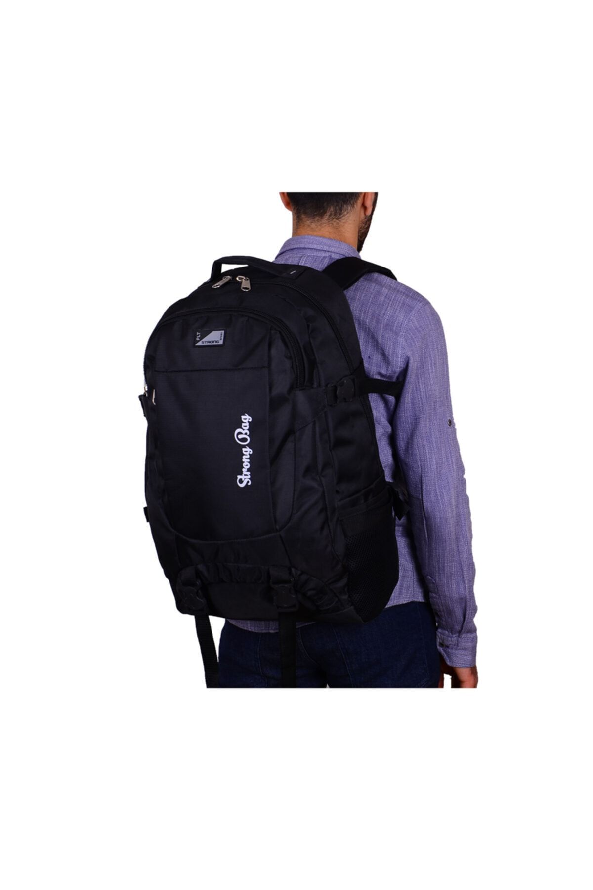 Strong Bag Strong Büyük Boy Dağcı Sırt Çantası- 17-18.4 Inch Laptop Bölmeli Str001