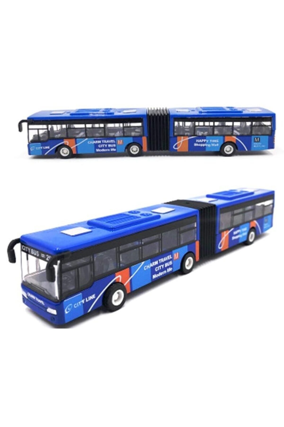 YSN Toys Hediyelik Oyuncak Metal Büyük Boy Metrobüs 30cm