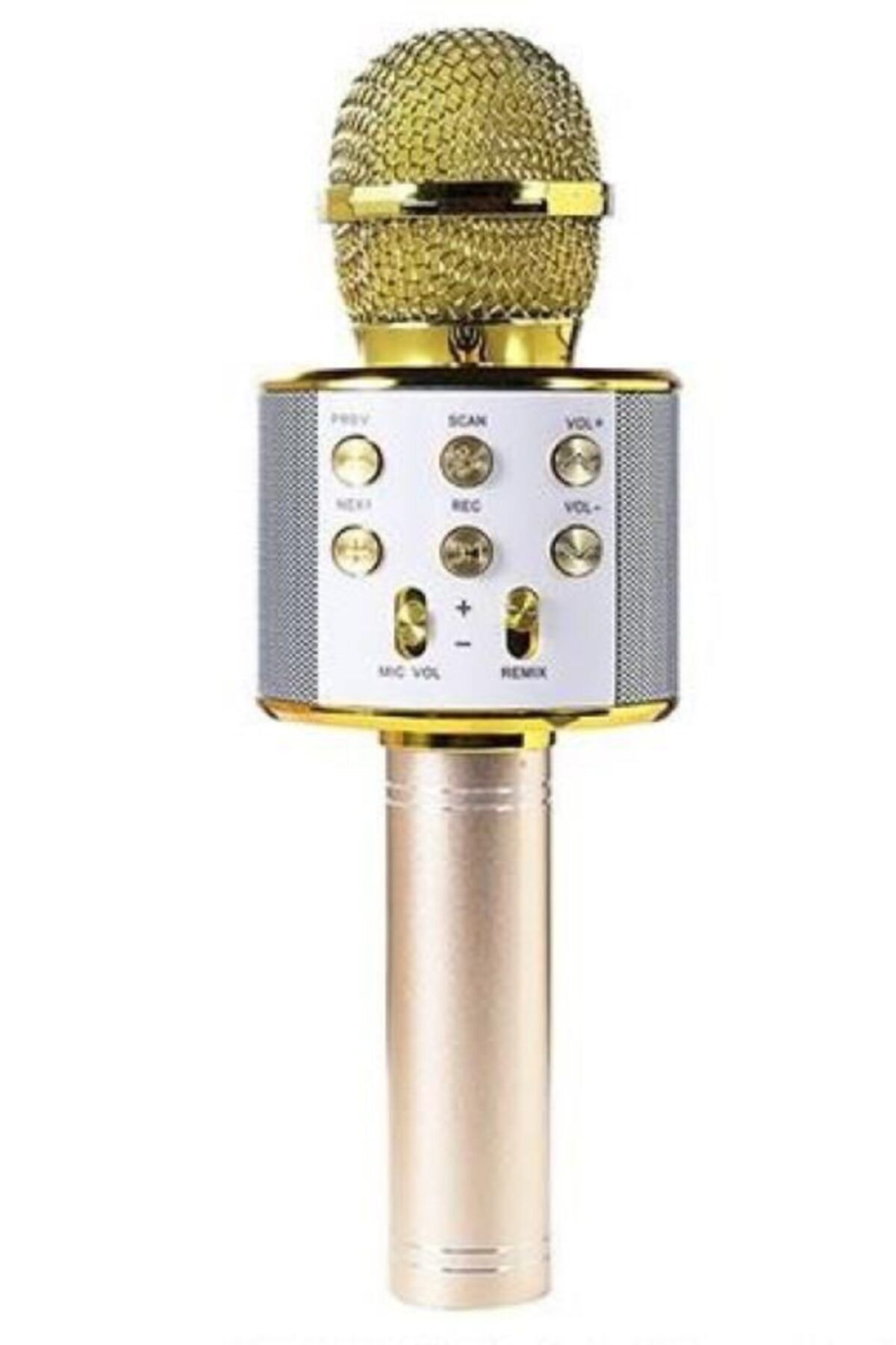 Hytech Hy-xksp35 Gold Karaoke Mikrofon