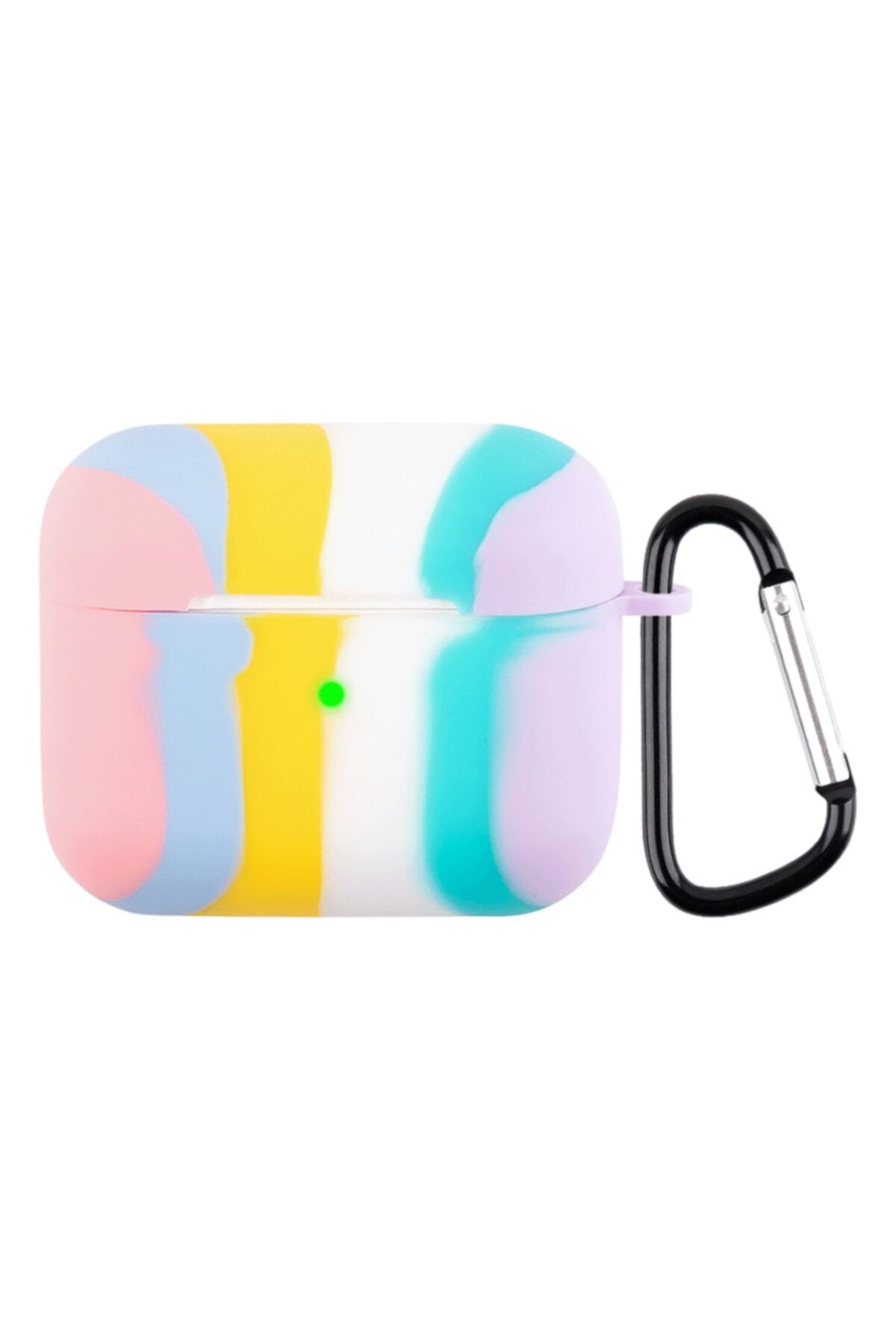 Bilişim Aksesuar Airpods 3 (airpods 3. Nesil) 2021 Kılıf Rainbow Silikon Kılıf