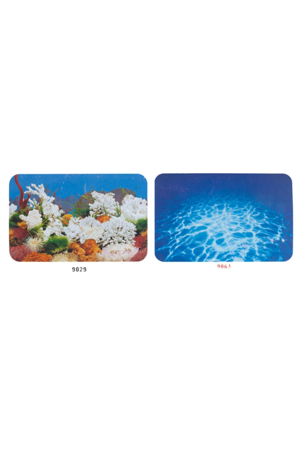 Oripet Akvaryum Plastik Poster Mercan Deniz 100 Cm 15 Metre