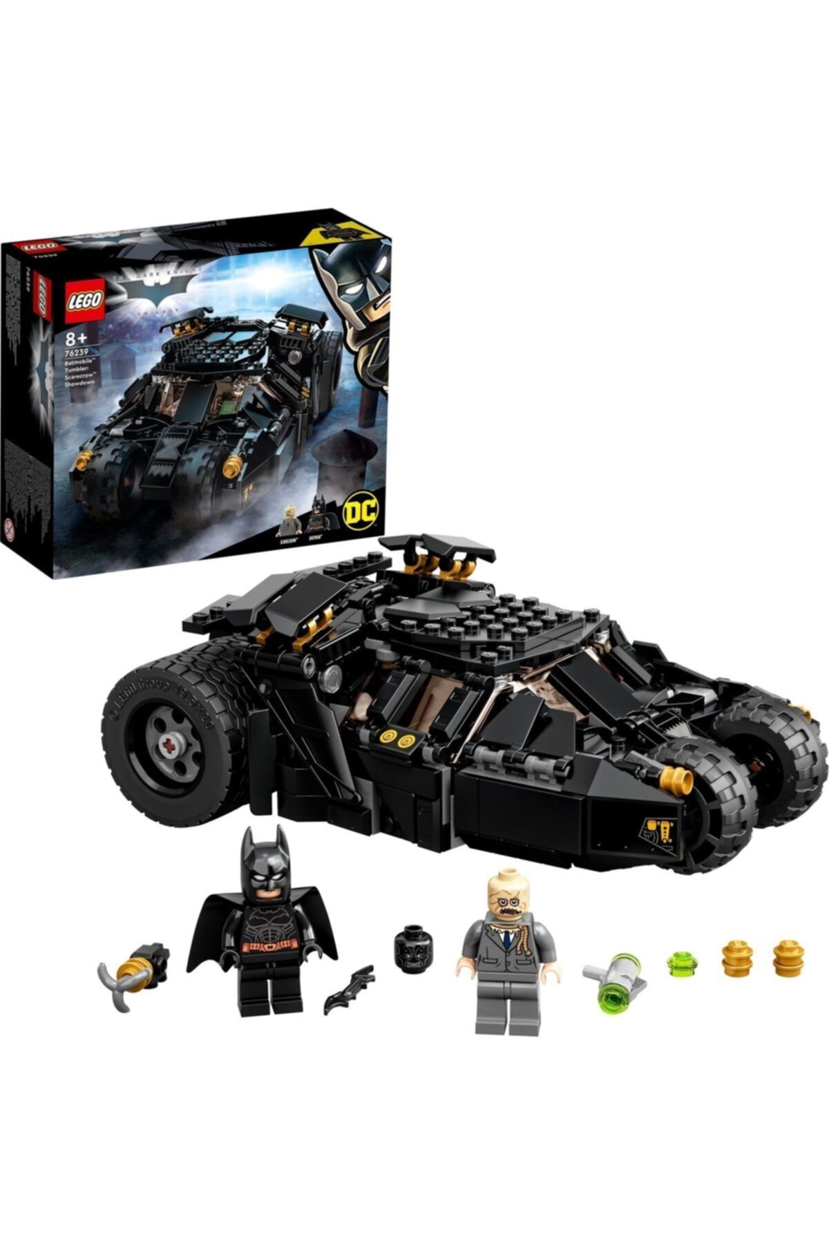 LEGO ® Dc Batman# Batmobile# Tumbler: Scarecrow# Karşılaşması 76239 Çocuklar Için Batman Ve Scarecrow