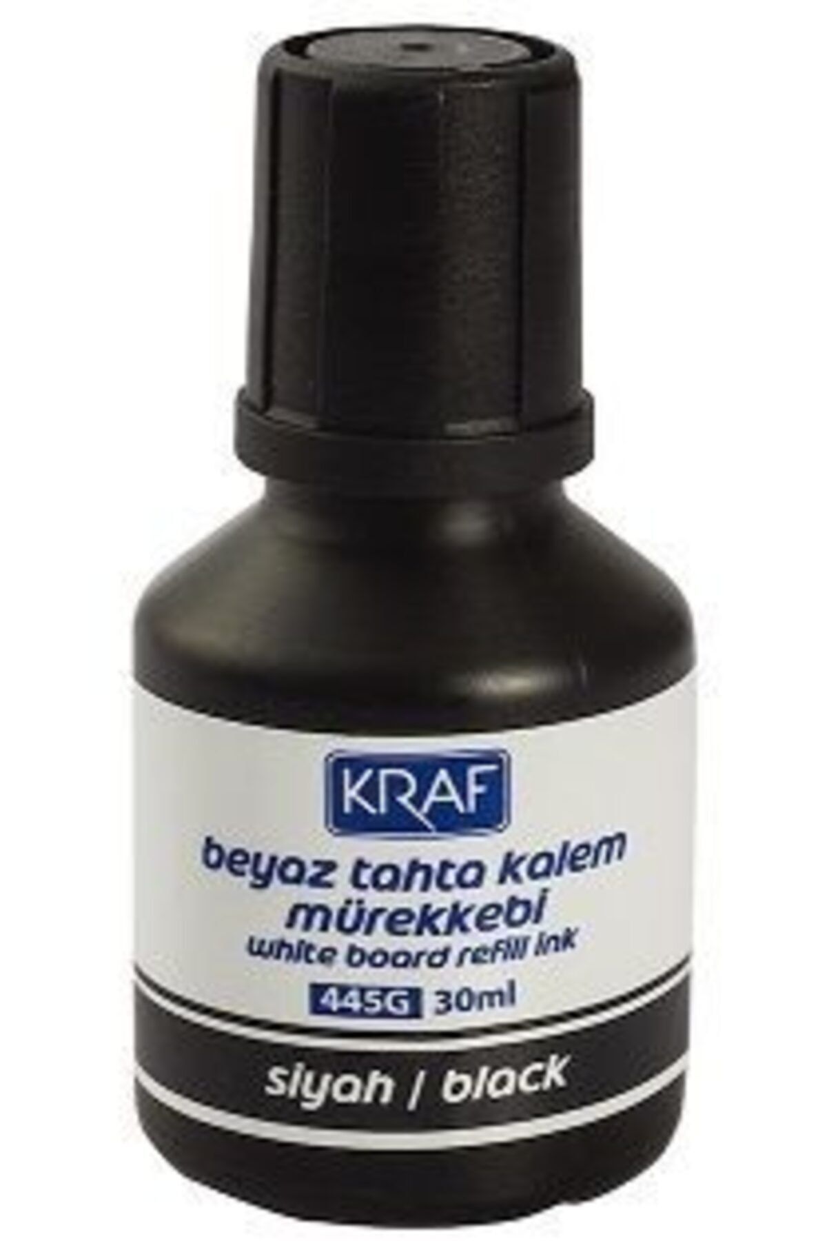 KRAF Beyaz Tahta Kalem Mürekkebi 30ml Siyah 445g