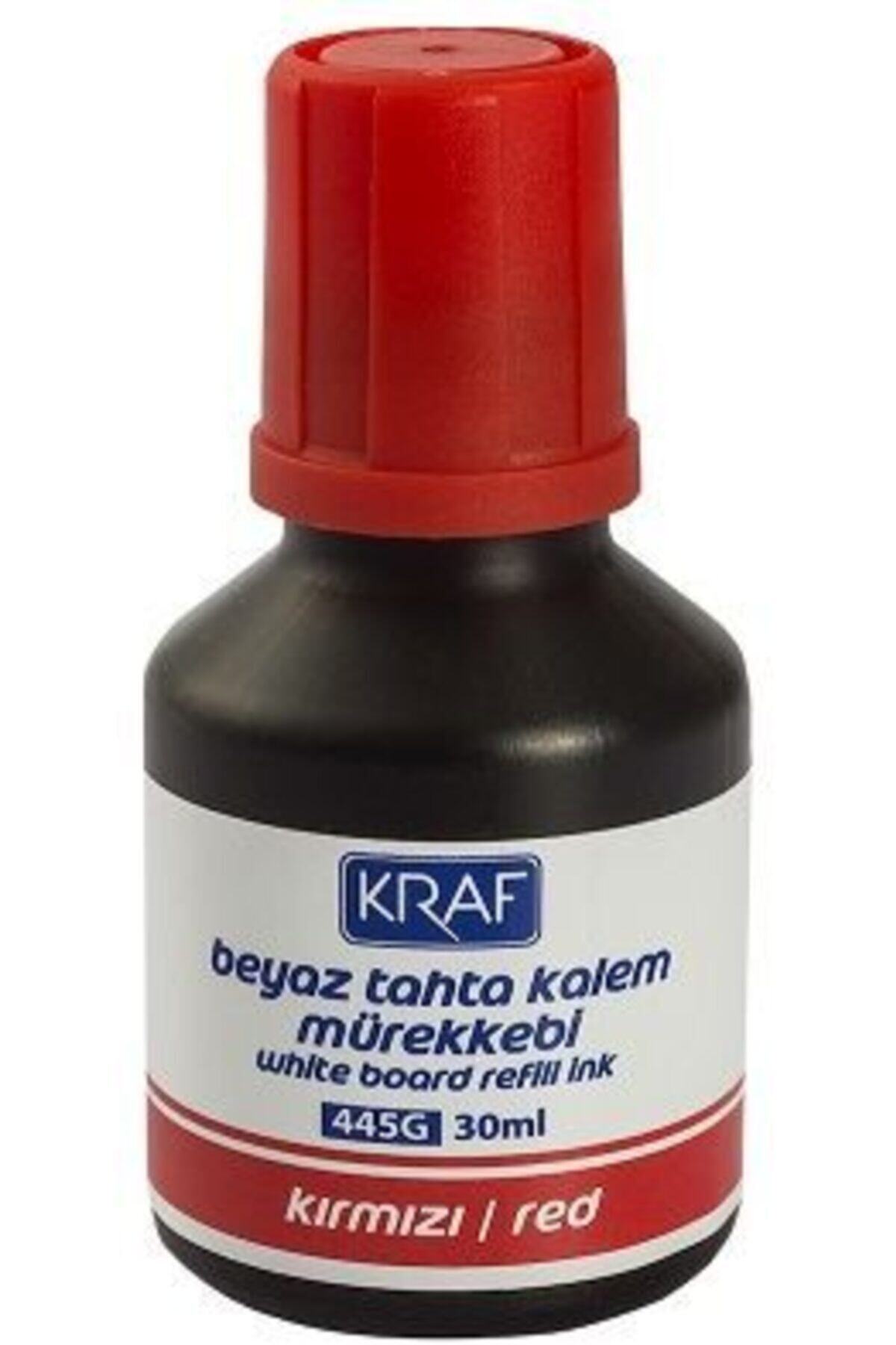 KRAF Beyaz Tahta Kalem Mürekkebi 30ml Kırmızı 445g