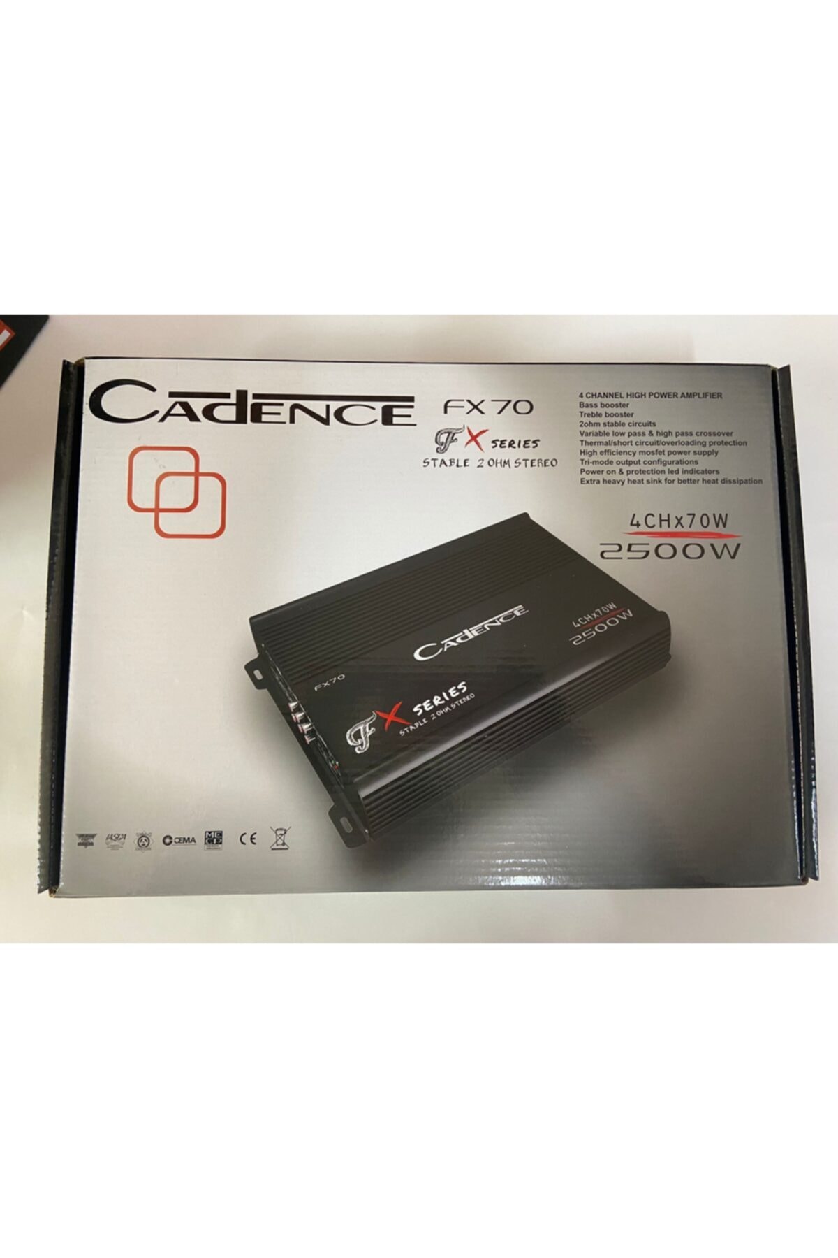 Cadence Fx 70 4.70 2500 Wat 4 Kanal Amfi