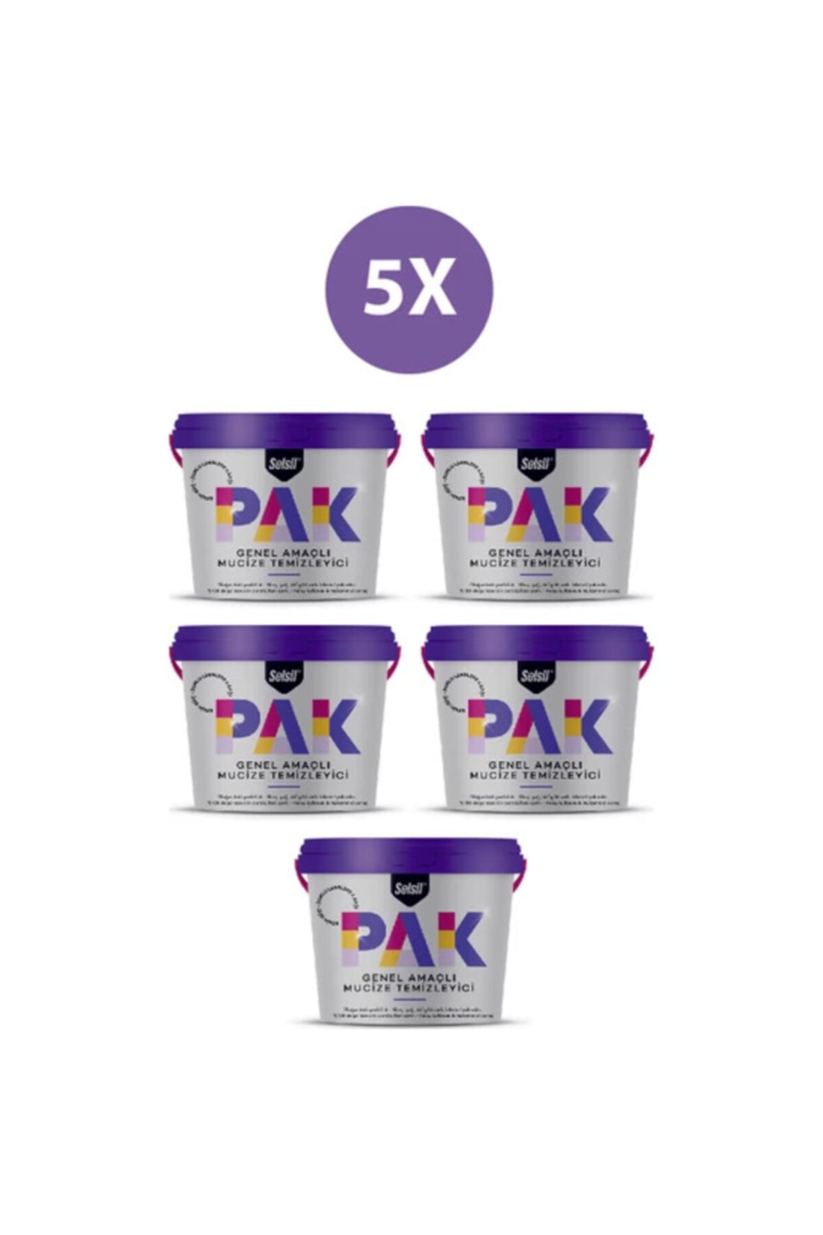 Selsil Pak Genel Amaçlı Mucize Temizleyici Krem 500 Gr (5 Adet)