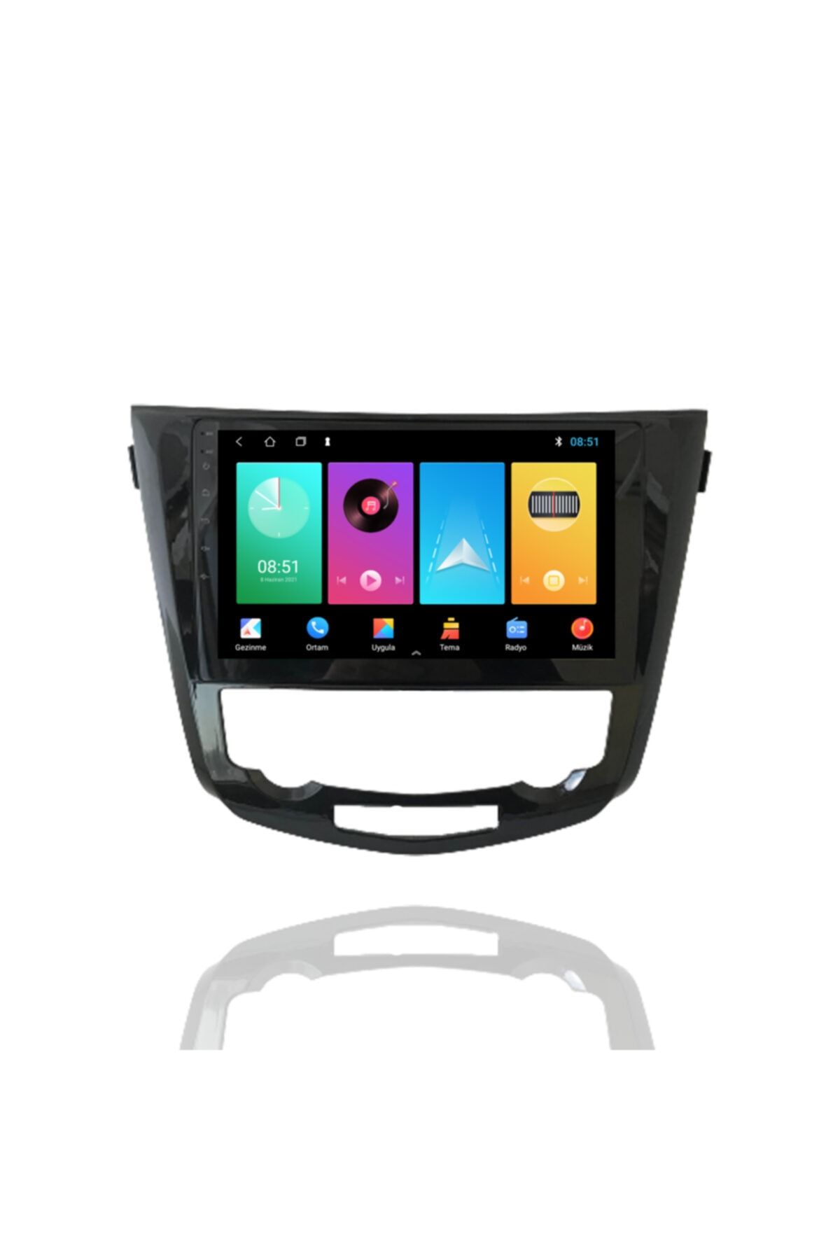 MDAudio Nissan Qashqai 2013-2018 Uyumlu (dijital Klimalı) Carplay - Android Auto Multimedya (4-64)